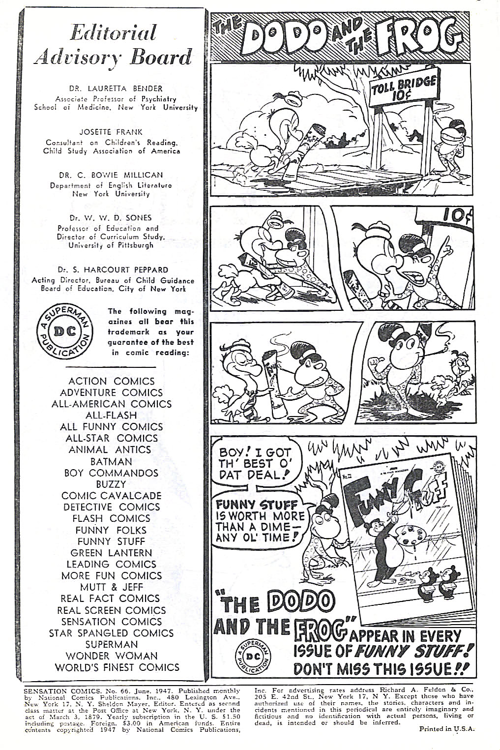 Read online Sensation (Mystery) Comics comic -  Issue #66 - 2