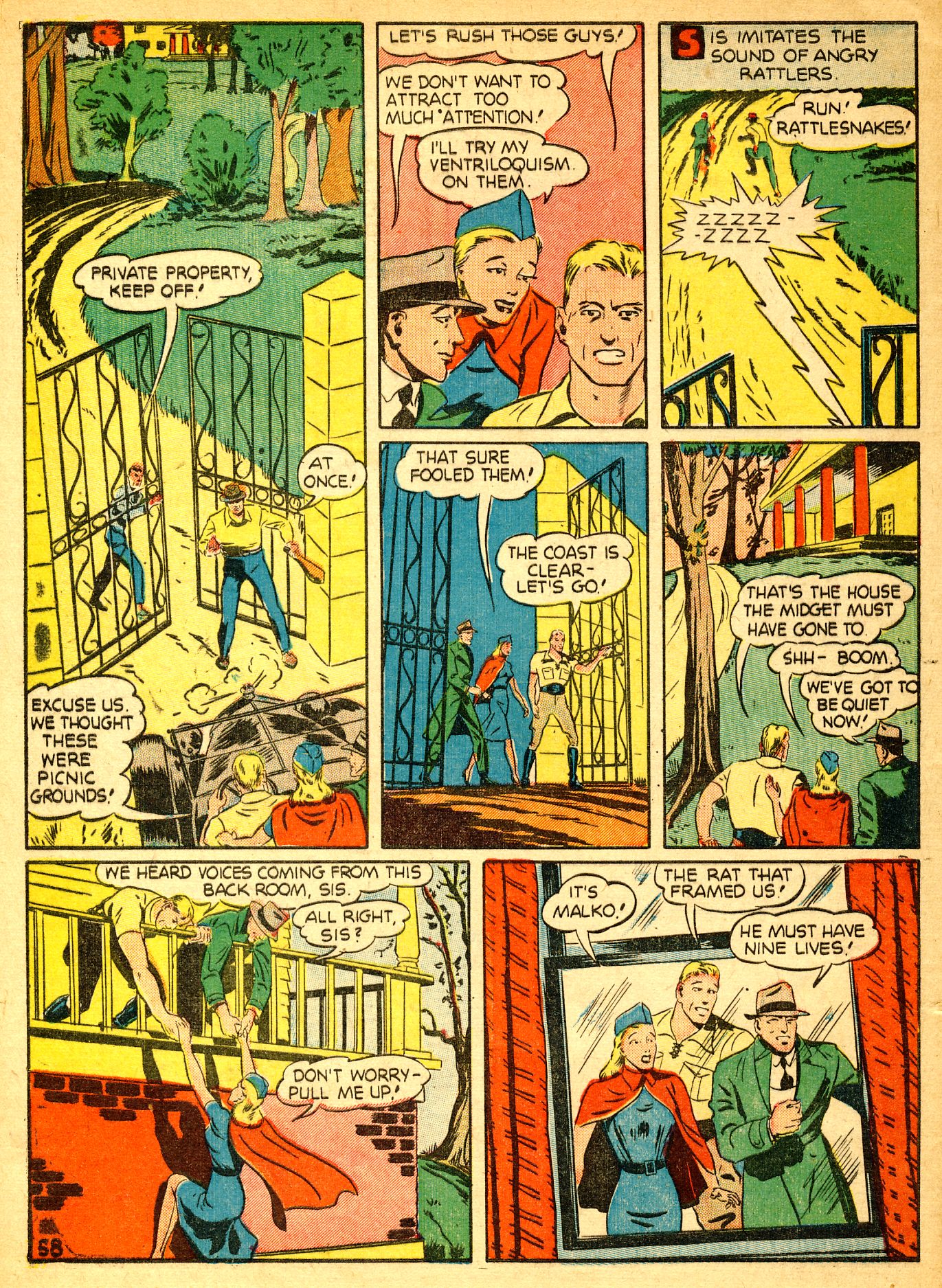 Read online Our Flag Comics comic -  Issue #2 - 59