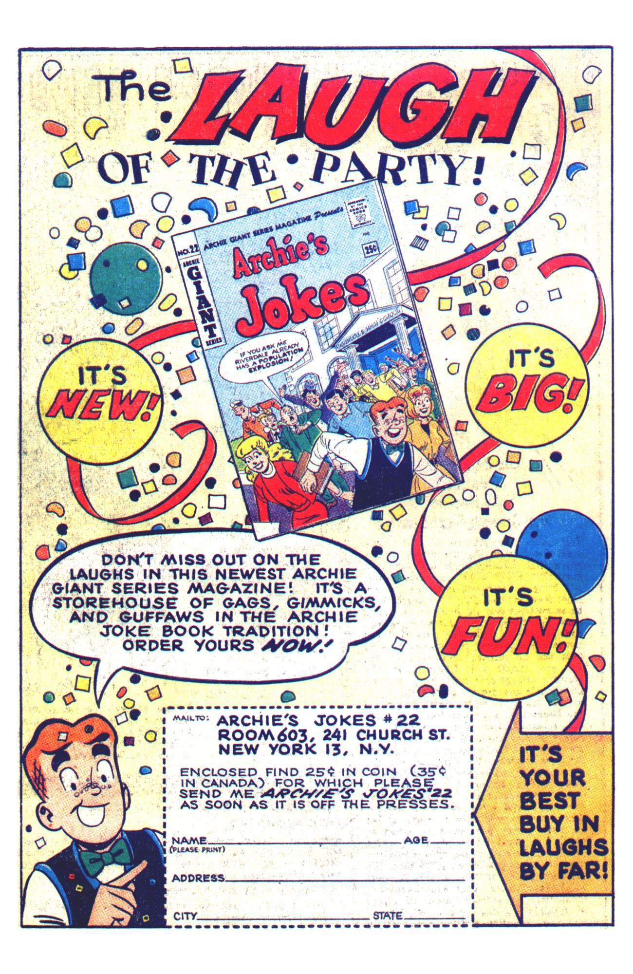 Read online Archie Giant Series Magazine comic -  Issue #23 - 70