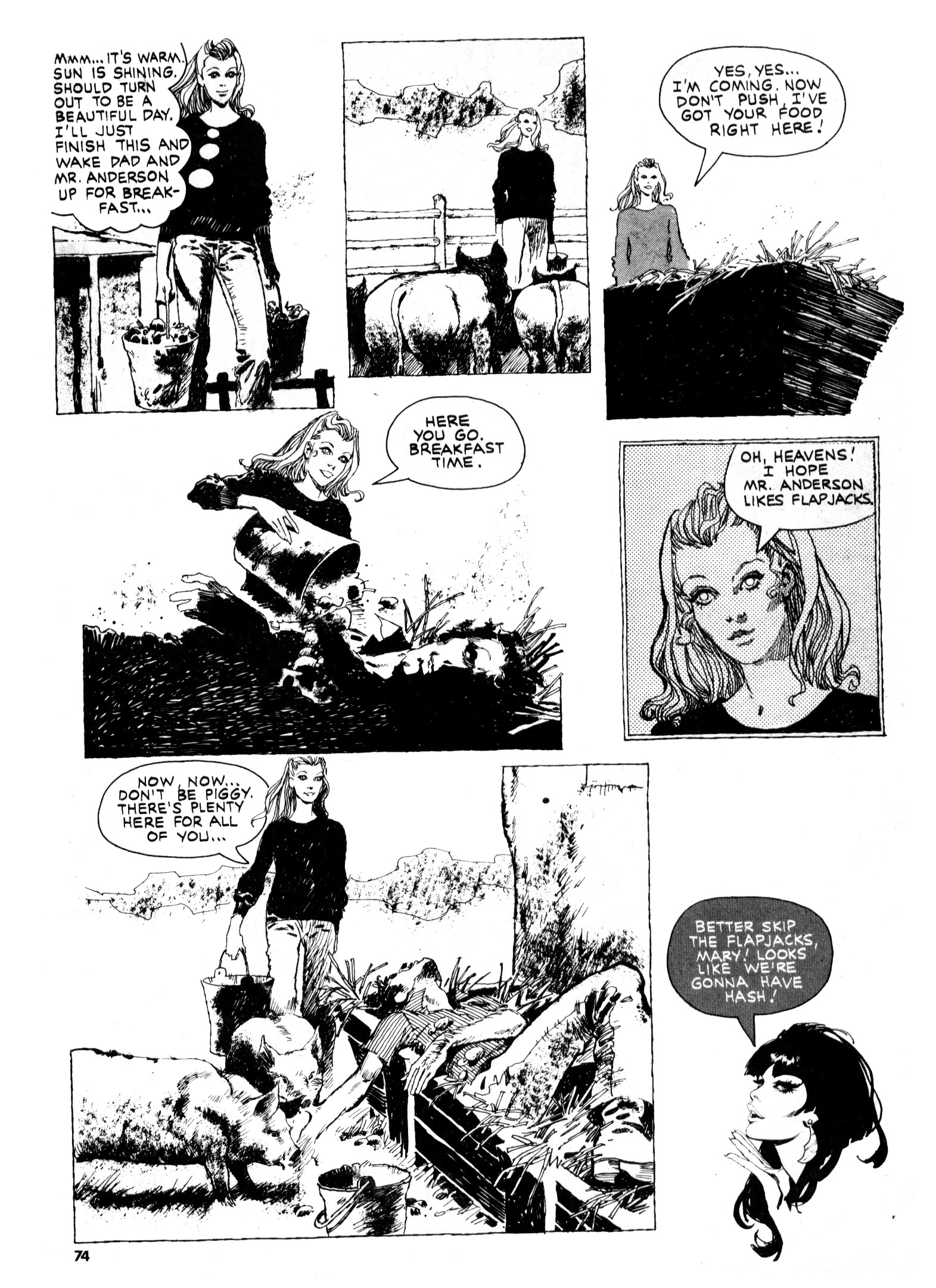 Read online Vampirella (1969) comic -  Issue #23 - 74
