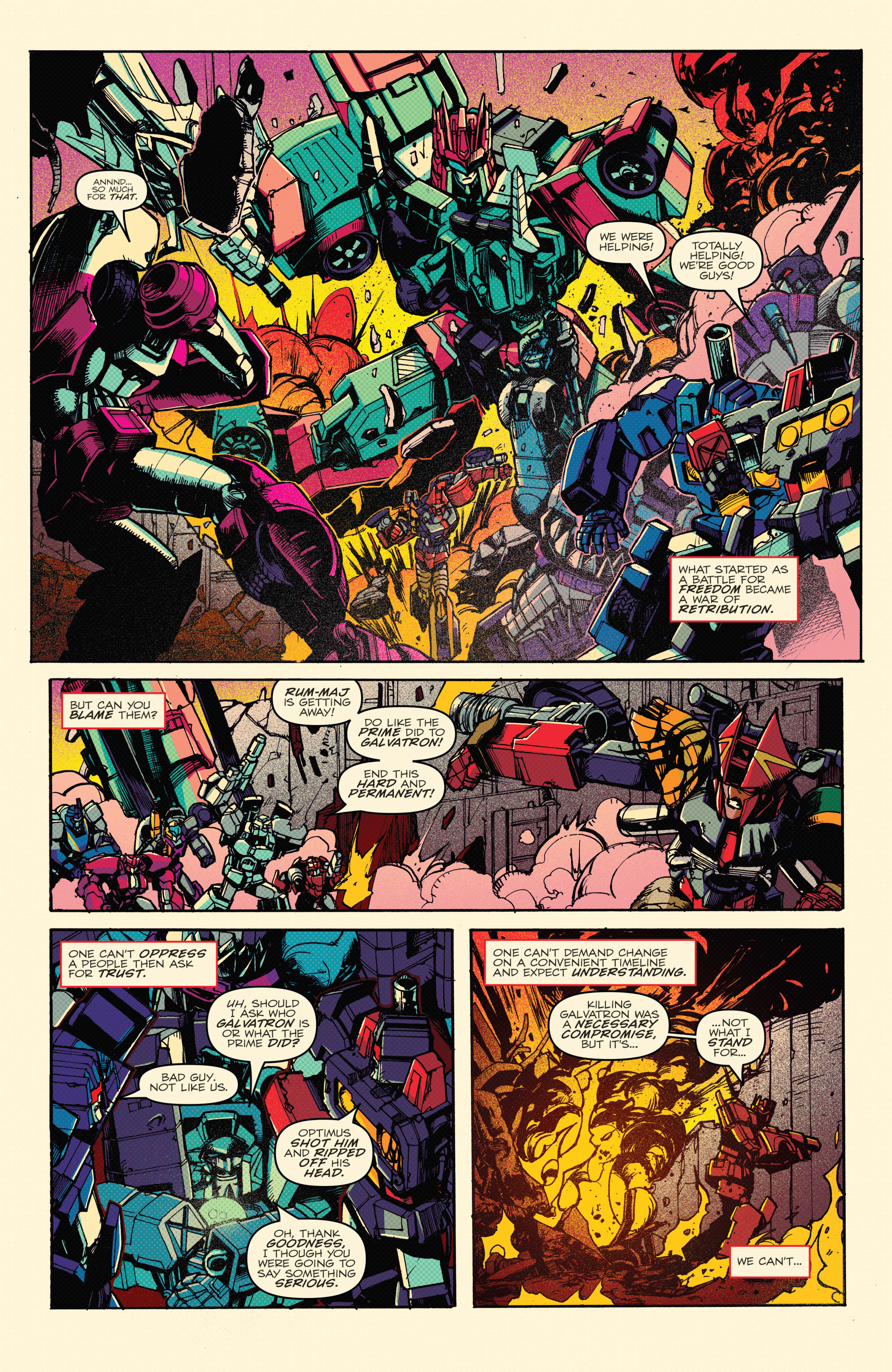 Read online Optimus Prime comic -  Issue #6 - 13