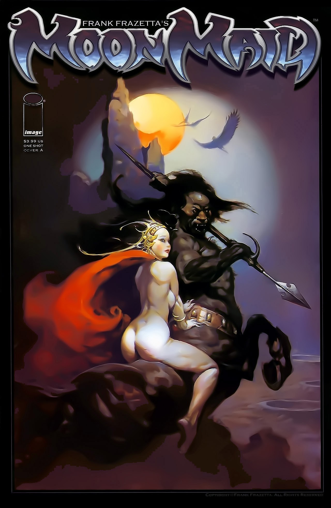 Read online Frank Frazetta's Moon Maid comic -  Issue # Full - 1