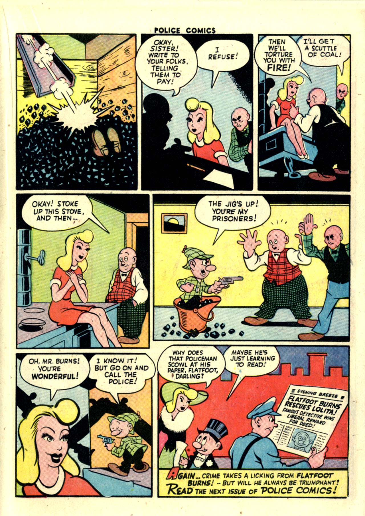 Read online Police Comics comic -  Issue #29 - 29