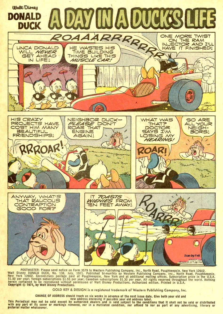 Read online Walt Disney's Donald Duck (1952) comic -  Issue #138 - 3