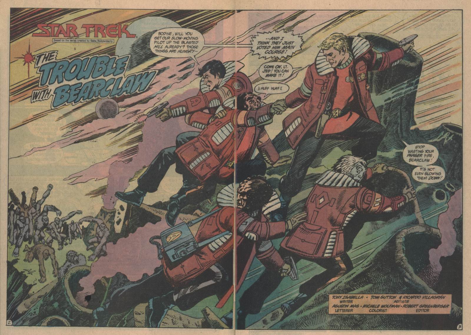 Read online Star Trek (1984) comic -  Issue #29 - 3