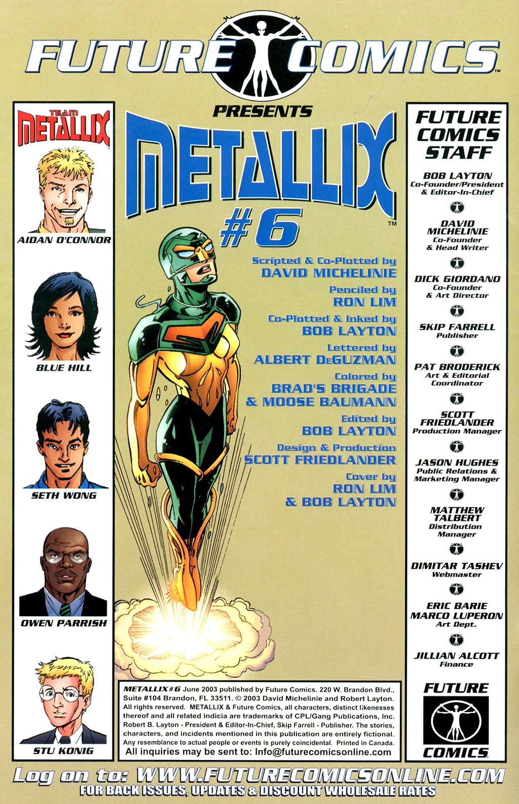 Read online Metallix comic -  Issue #6 - 2