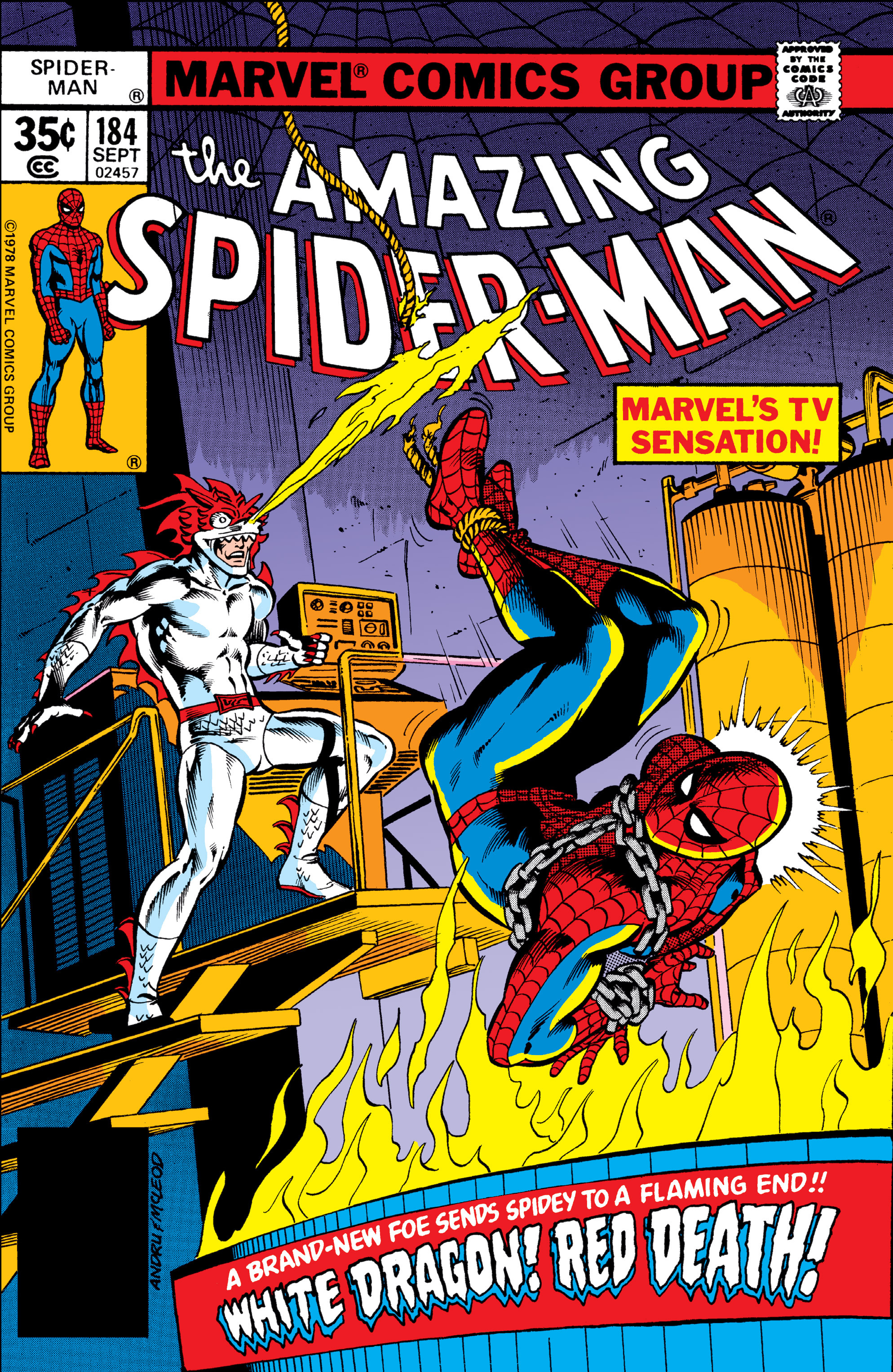 Read online The Amazing Spider-Man (1963) comic -  Issue #184 - 1
