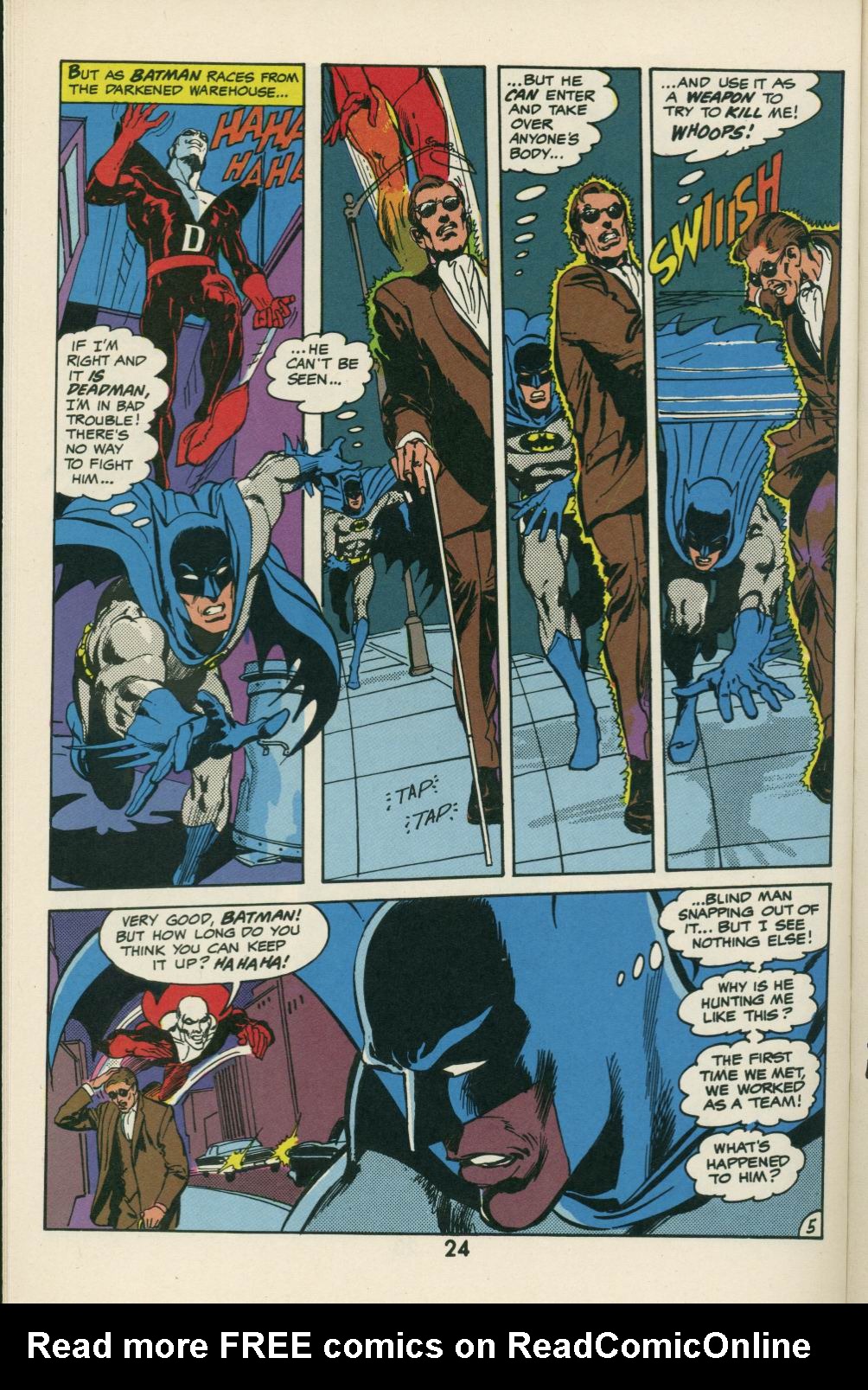 Read online Deadman (1985) comic -  Issue #7 - 24