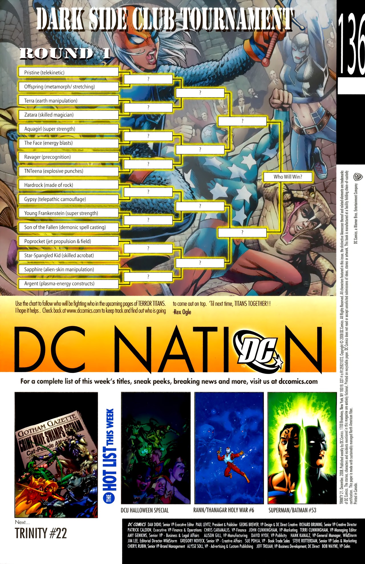 Read online Trinity (2008) comic -  Issue #21 - 24