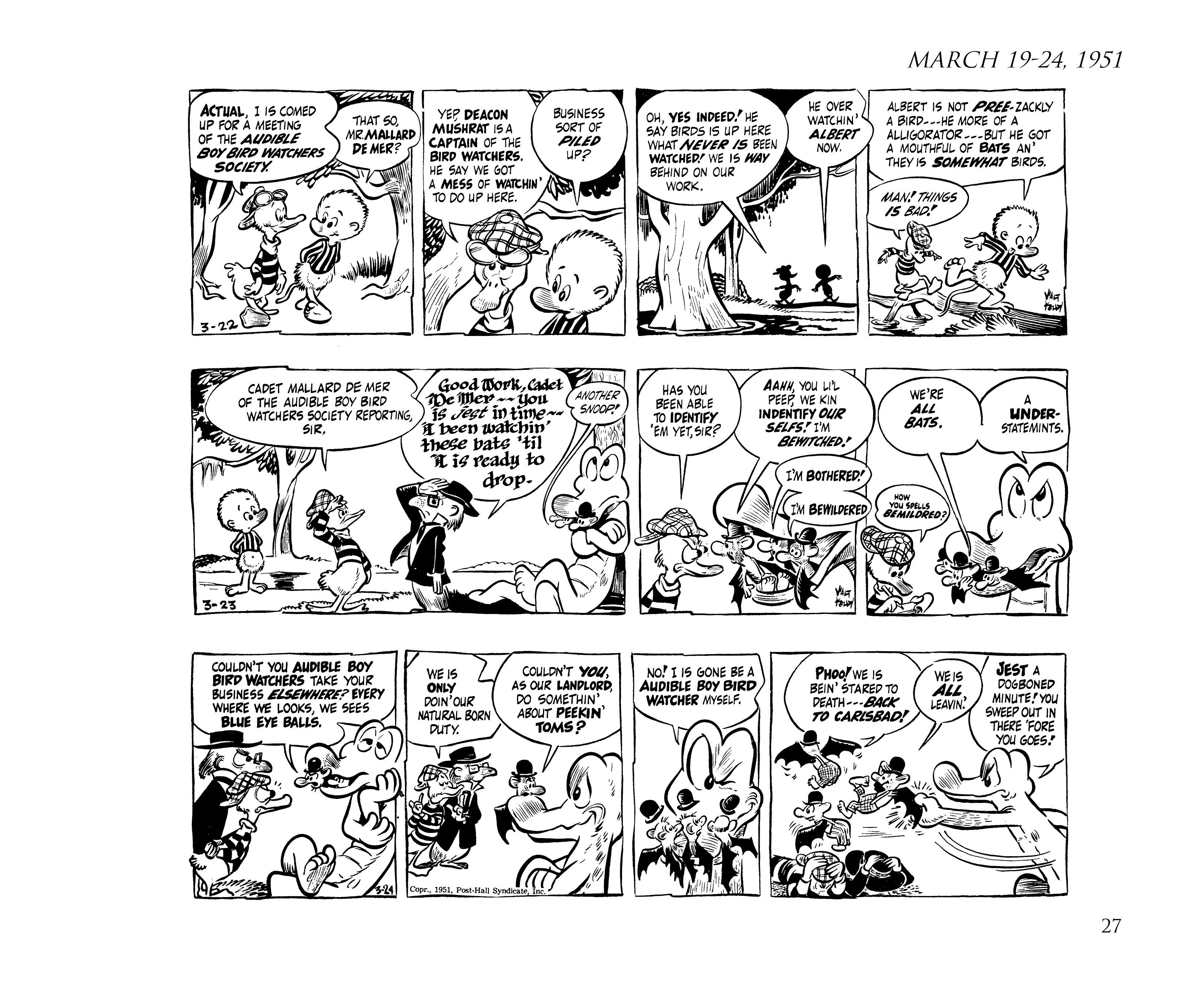 Read online Pogo by Walt Kelly: The Complete Syndicated Comic Strips comic -  Issue # TPB 2 (Part 1) - 45