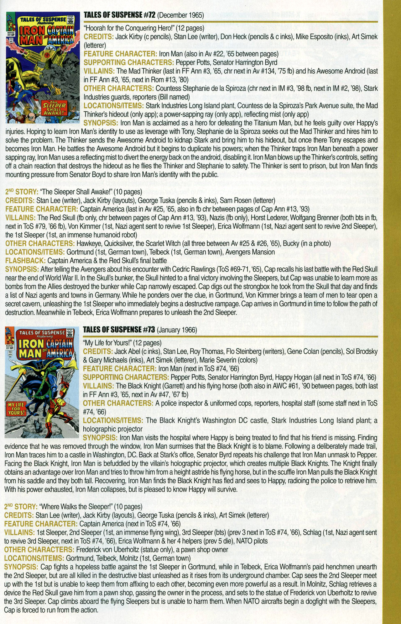 Read online Official Index to the Marvel Universe comic -  Issue #1 - 45