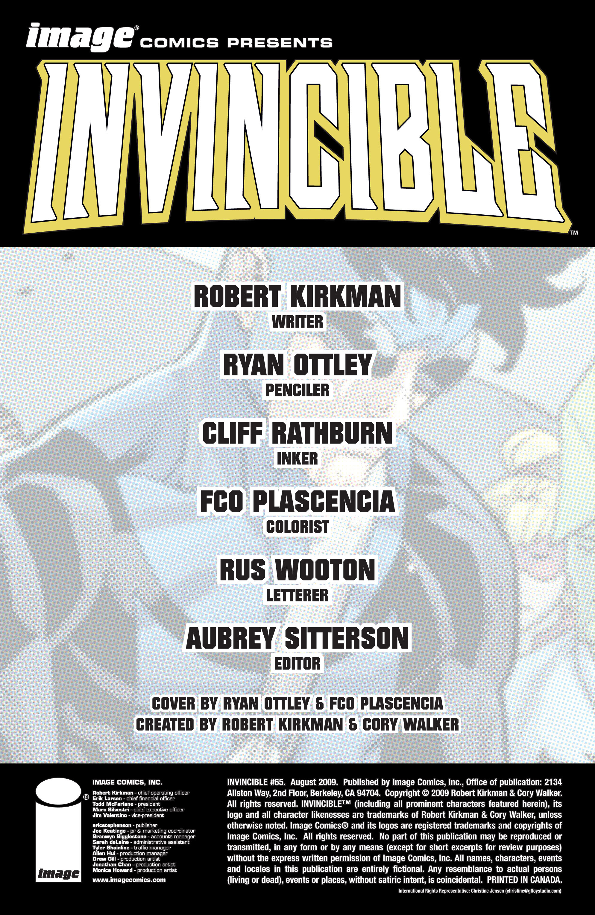 Read online Invincible comic -  Issue #65 - 2