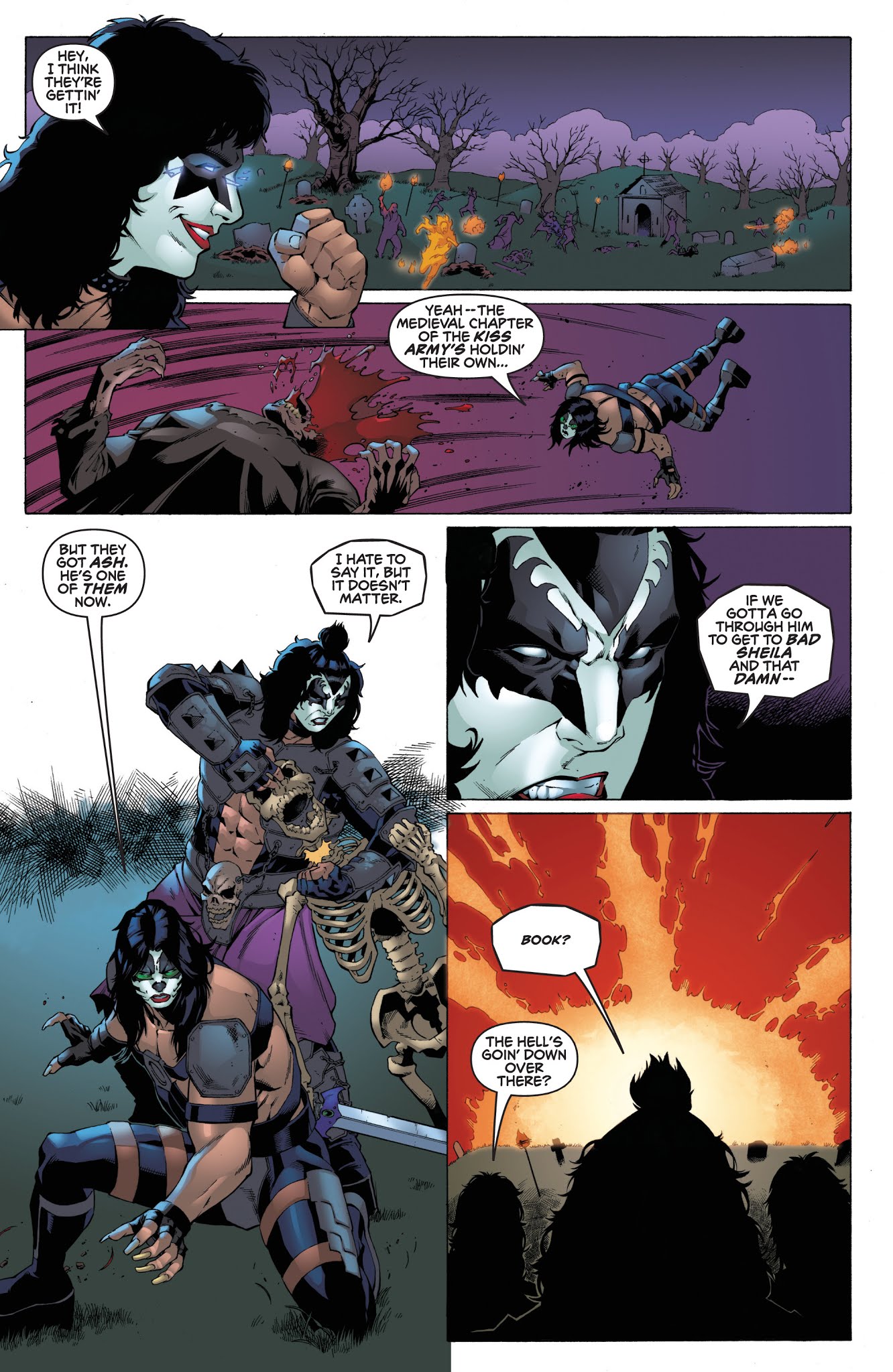 Read online KISS The Army of Darkness comic -  Issue #4 - 10