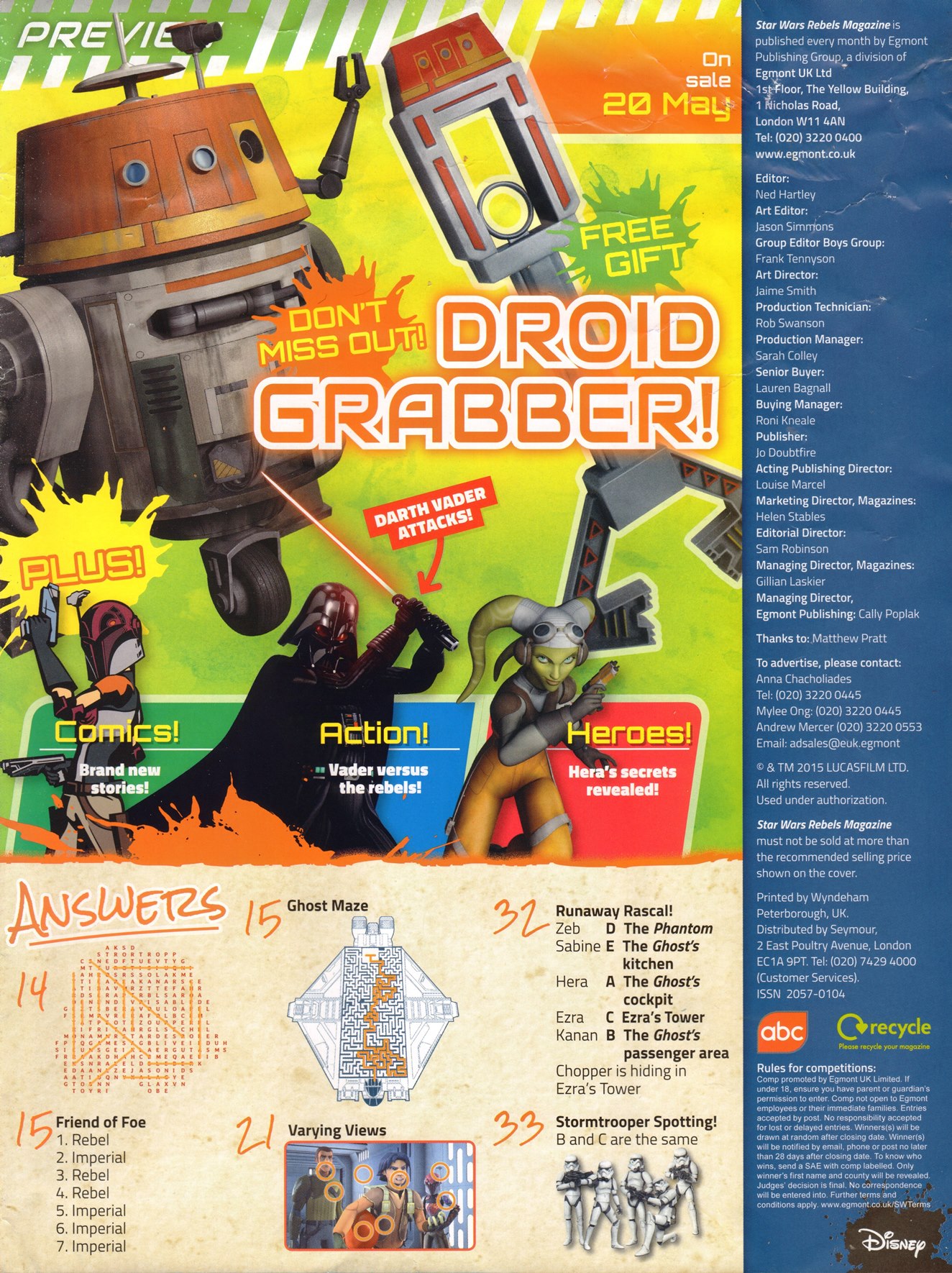Read online Star Wars Rebels Magazine comic -  Issue #4 - 35