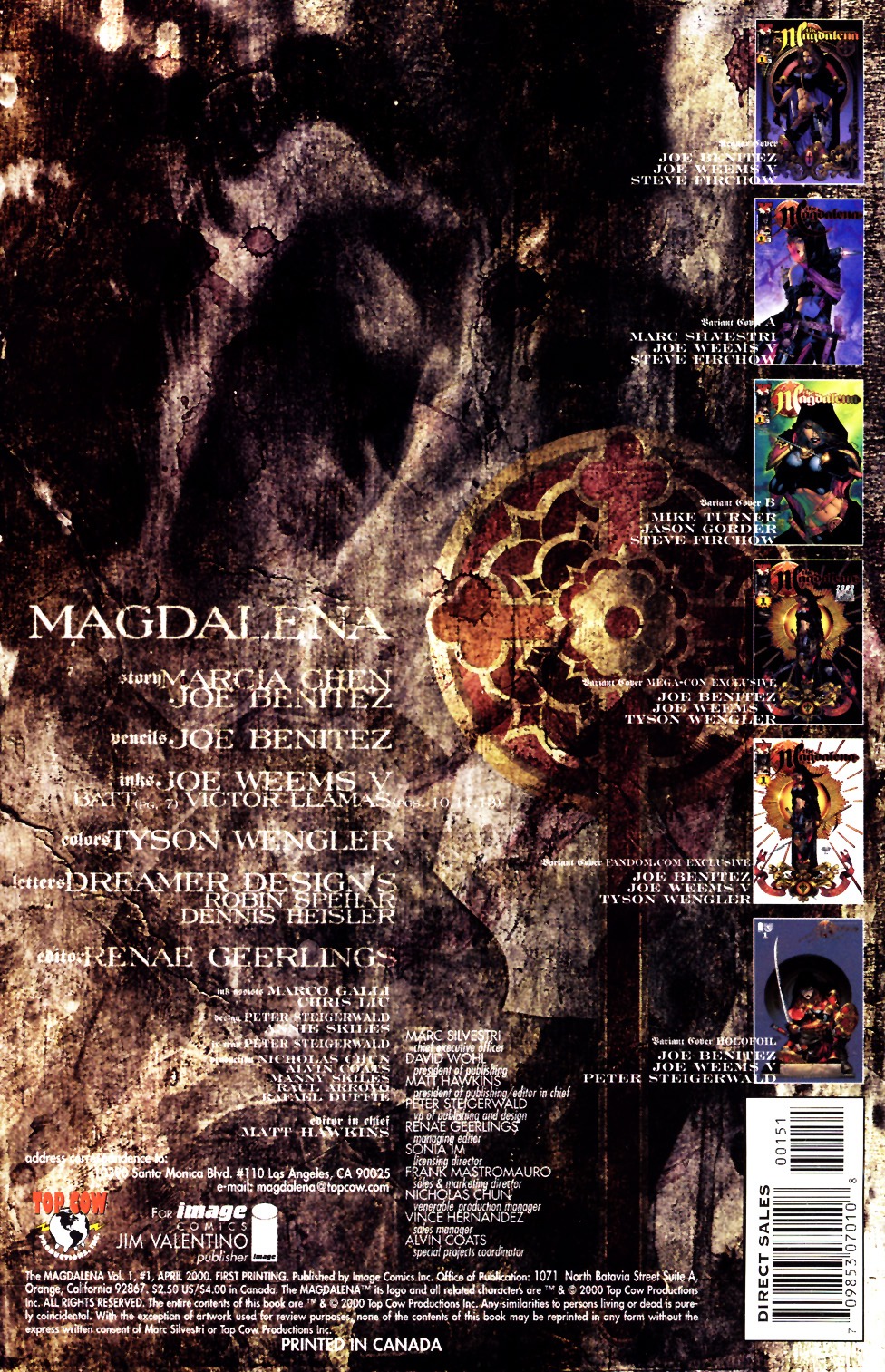 Read online The Magdalena (2000) comic -  Issue #1 - 4