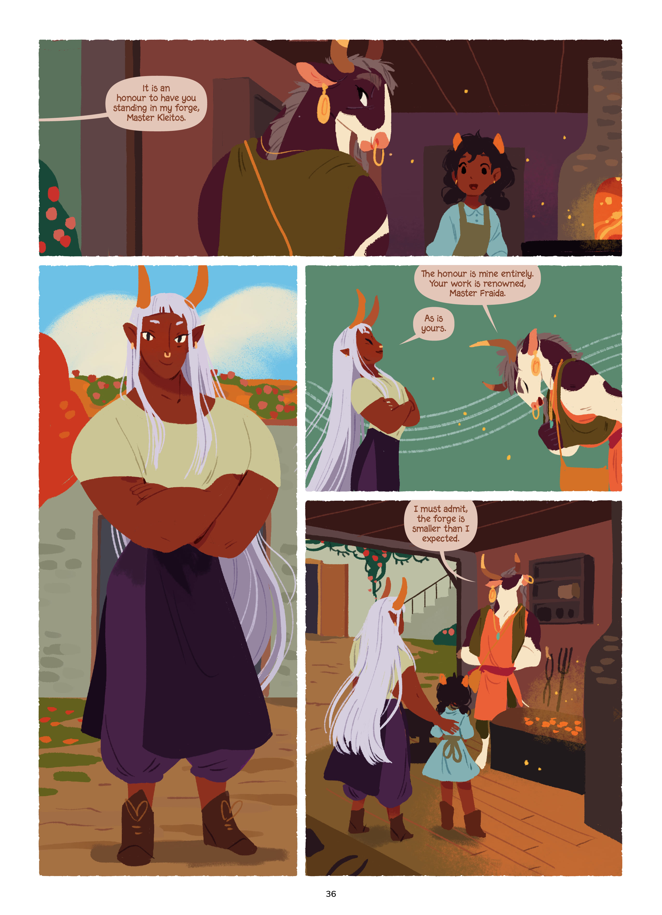 Read online The Tea Dragon Series comic -  Issue # The Tea Dragon Tapestry - 37