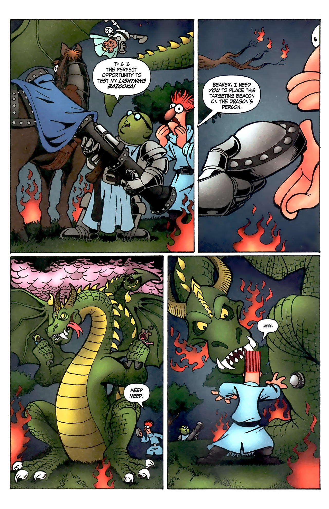 Read online Muppet King Arthur comic -  Issue #3 - 17