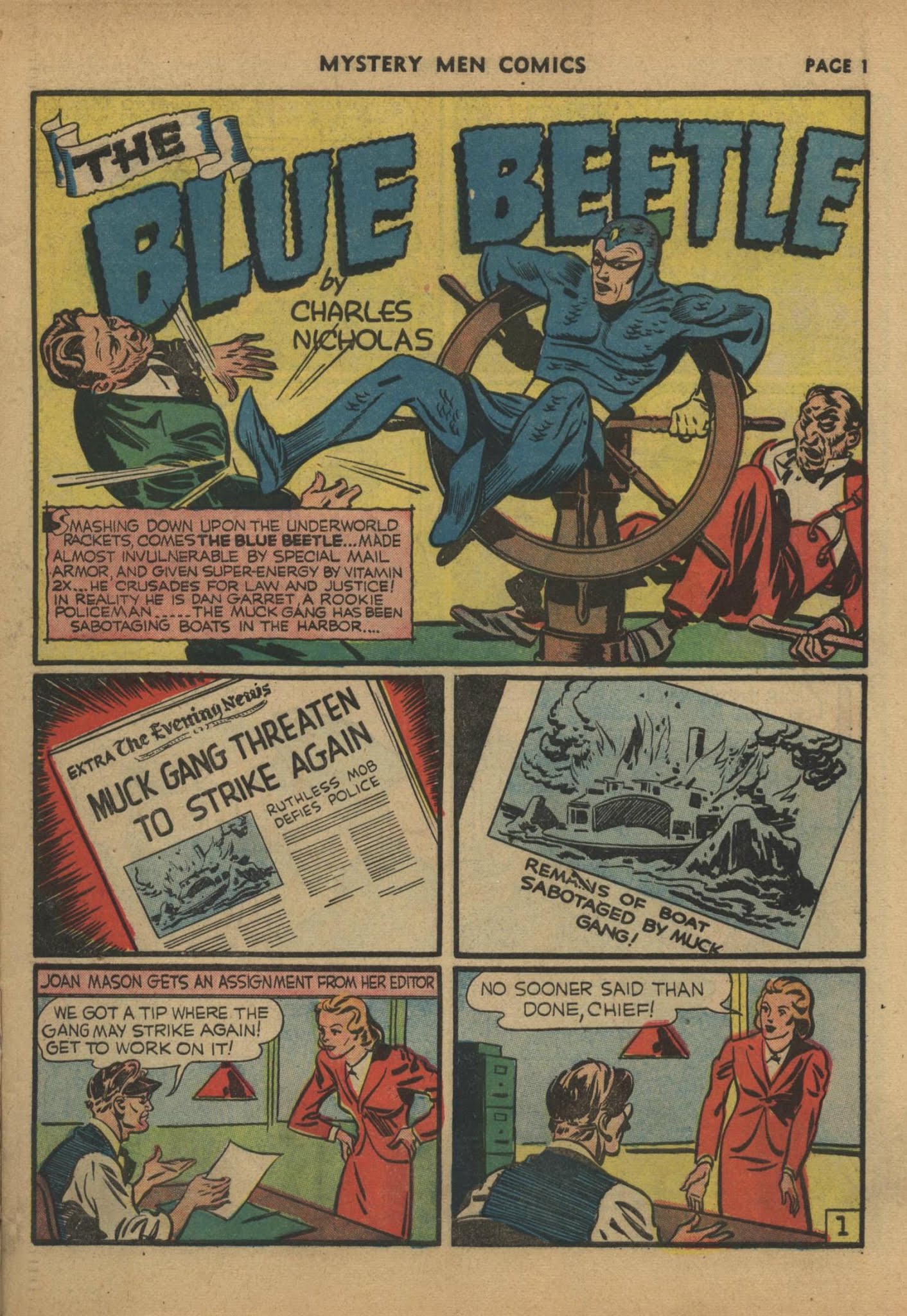 Read online Mystery Men Comics comic -  Issue #17 - 3