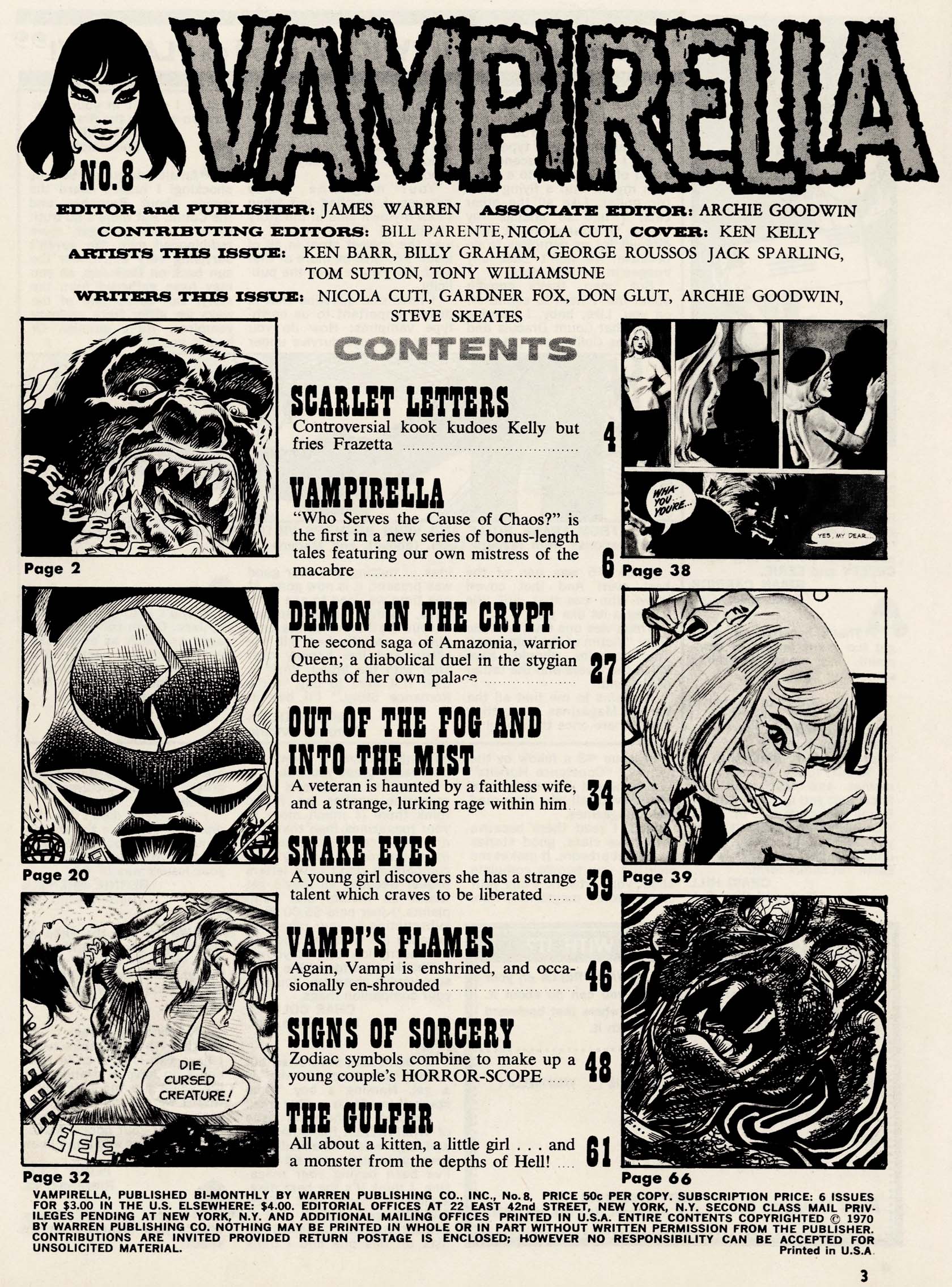 Read online Vampirella (1969) comic -  Issue #8 - 3