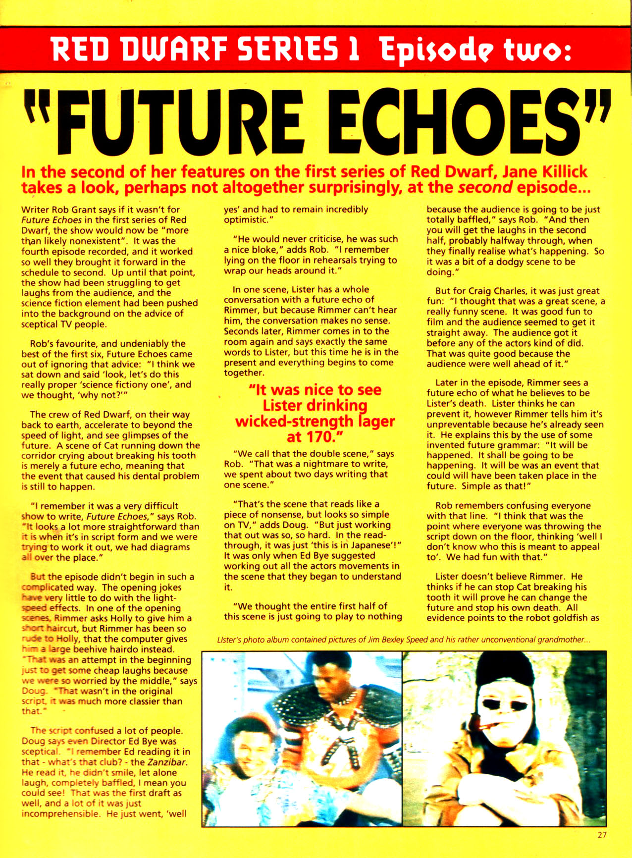 Read online Red Dwarf Smegazine (1993) comic -  Issue #2 - 27