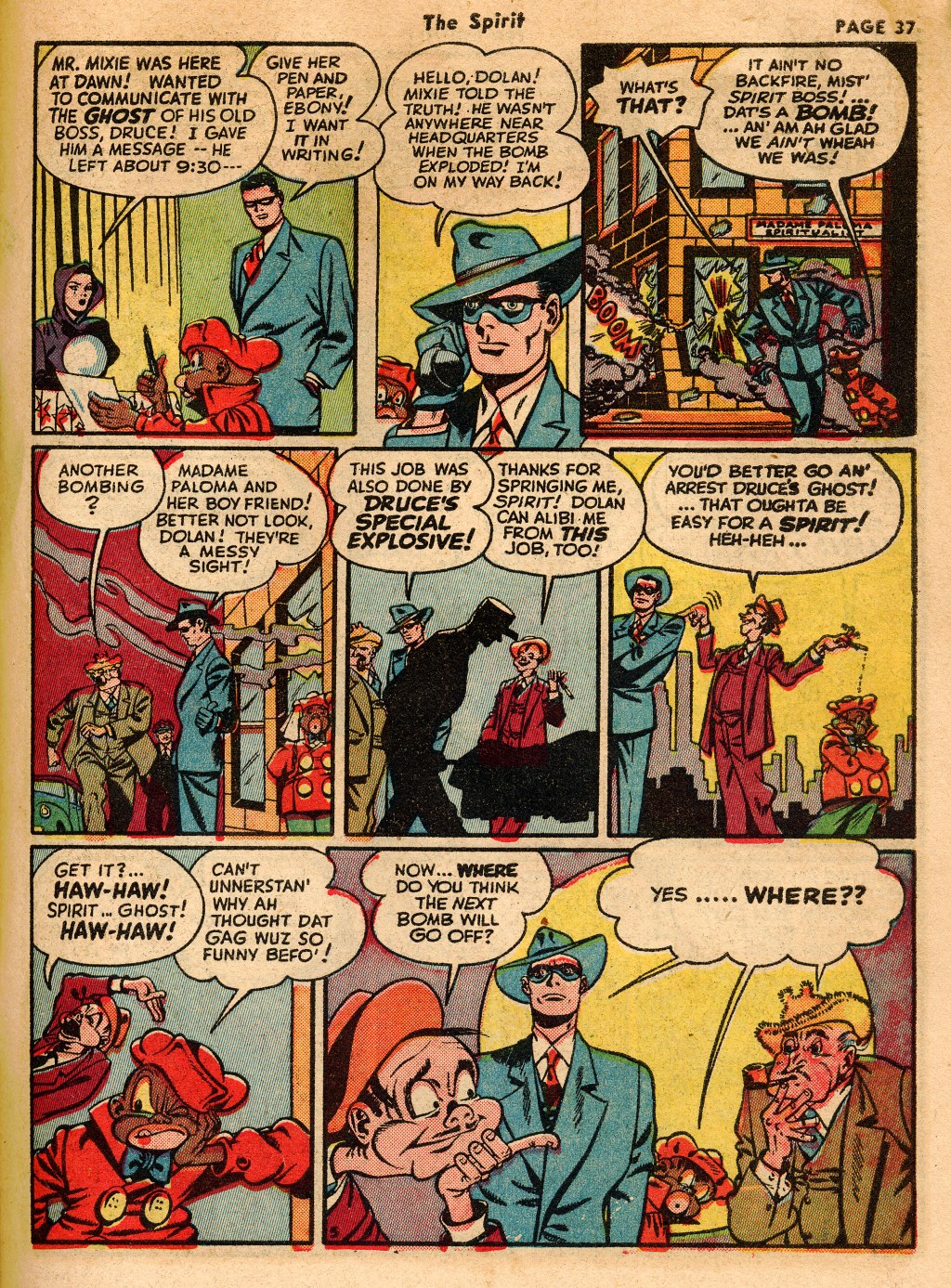 Read online The Spirit (1944) comic -  Issue #2 - 39