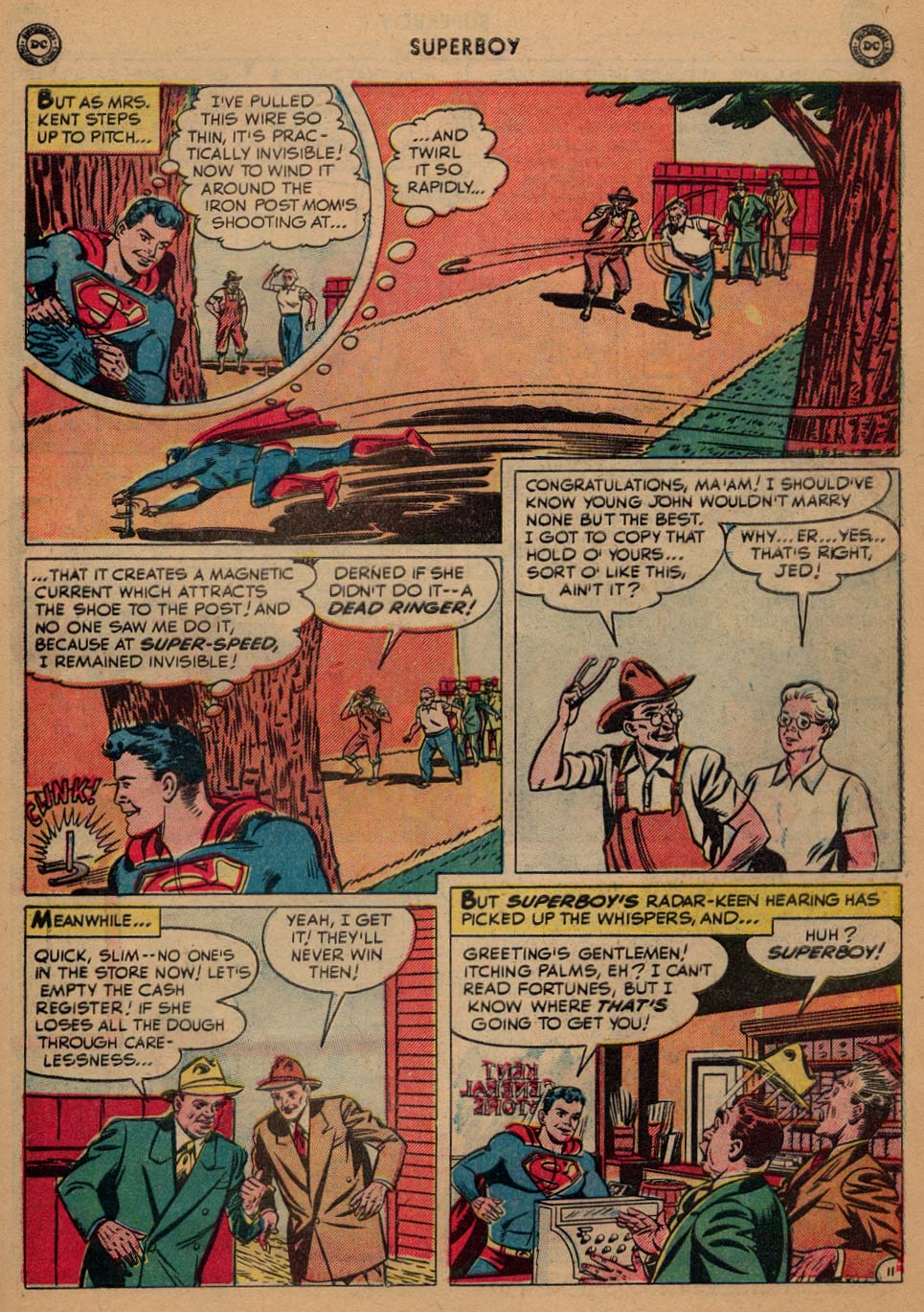 Read online Superboy (1949) comic -  Issue #12 - 39