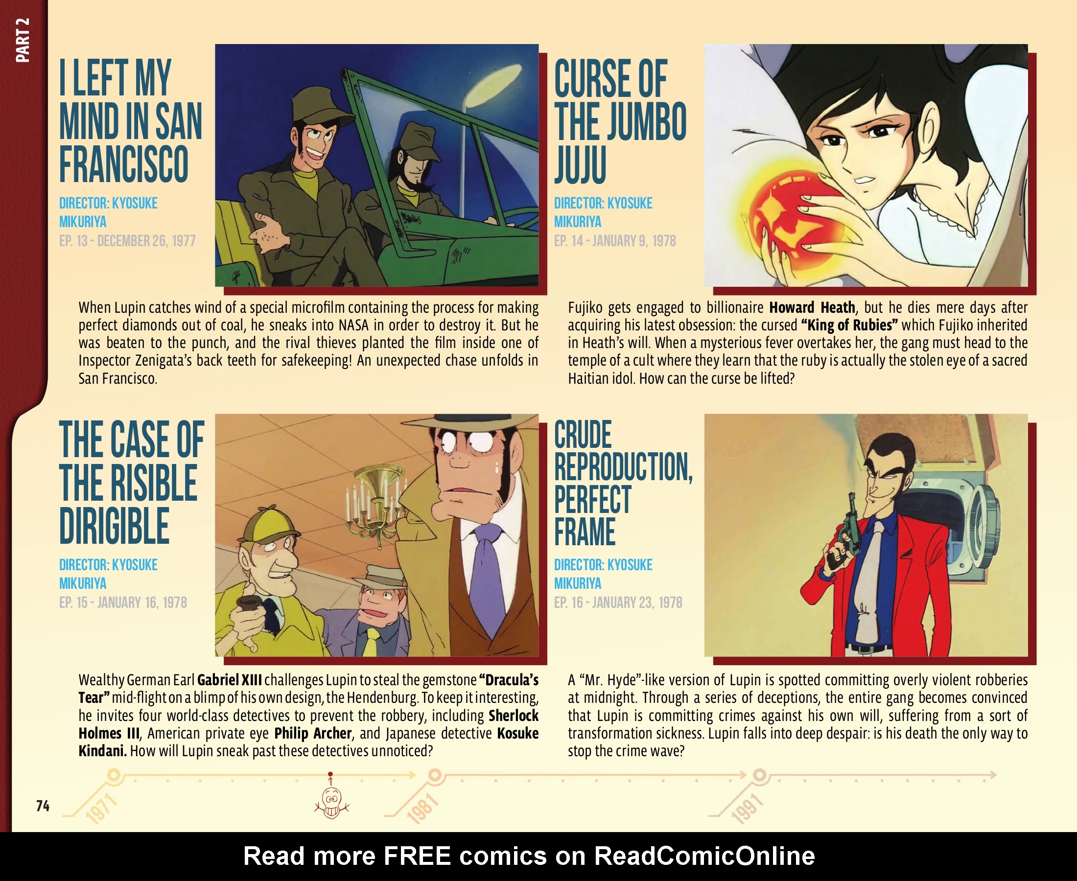 Read online 50 Animated Years of Lupin III comic -  Issue # TPB (Part 1) - 75