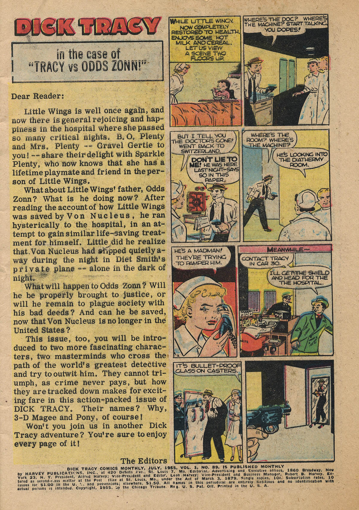 Read online Dick Tracy comic -  Issue #89 - 3