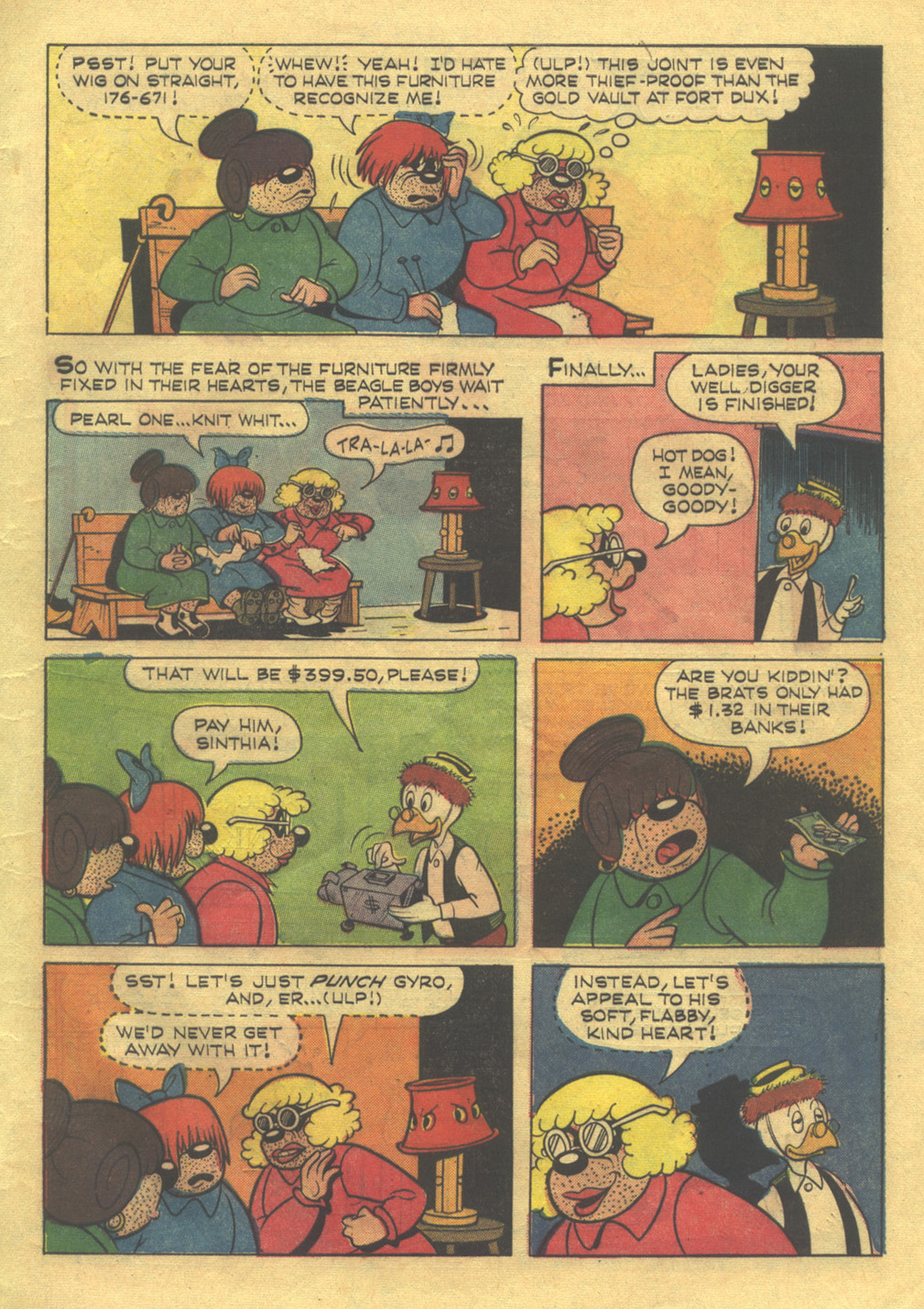 Read online Walt Disney THE BEAGLE BOYS comic -  Issue #3 - 9