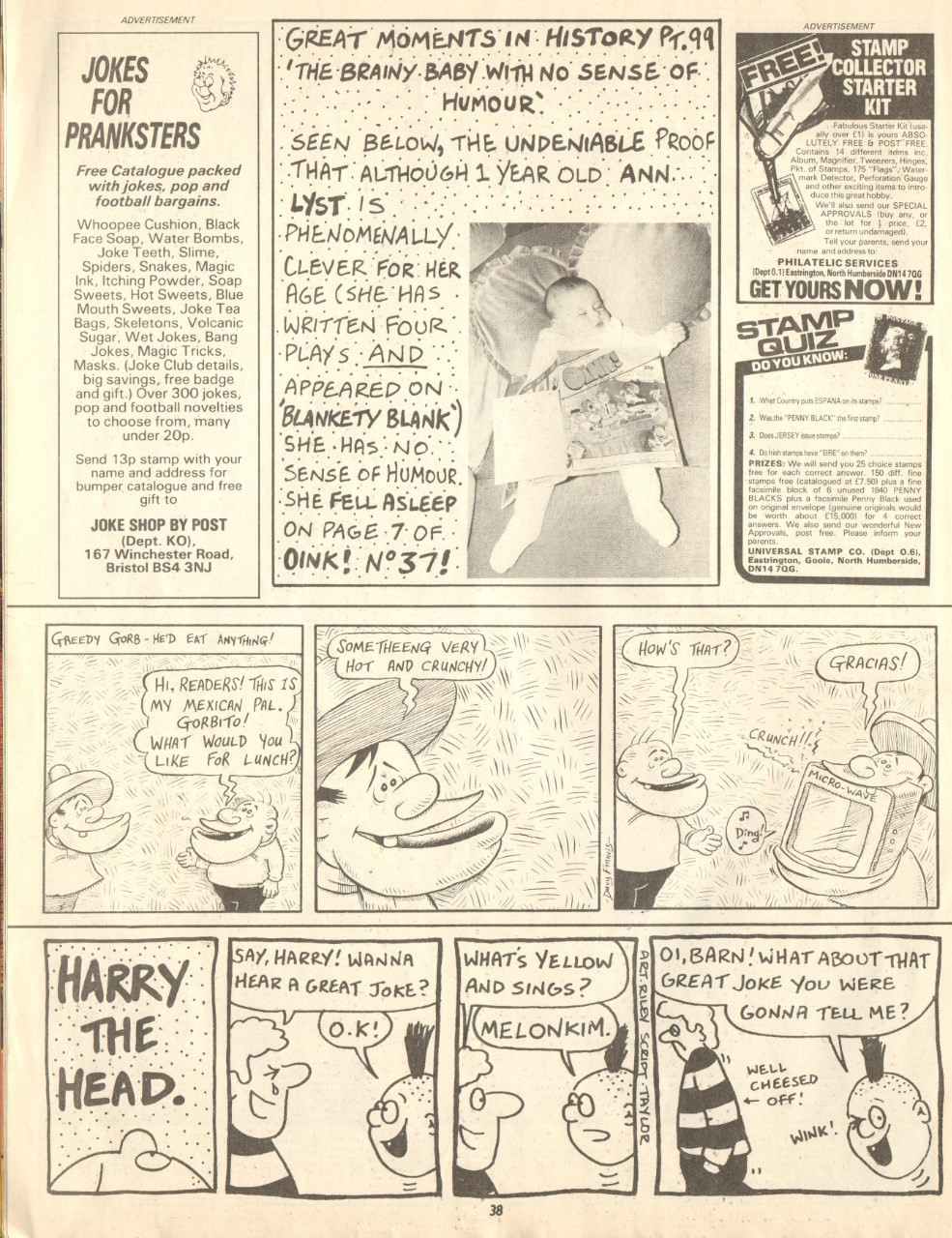 Read online Oink! comic -  Issue #63 - 38