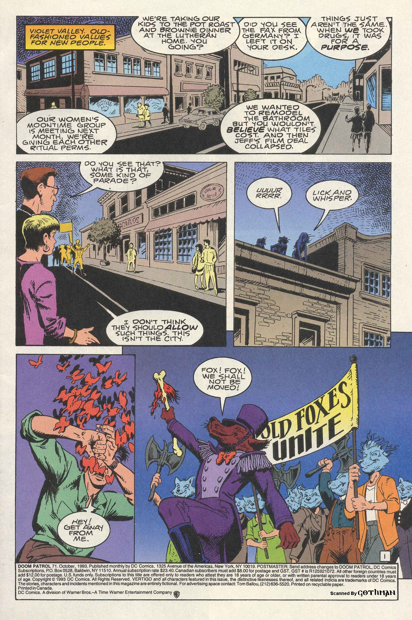 Read online Doom Patrol (1987) comic -  Issue #71 - 2