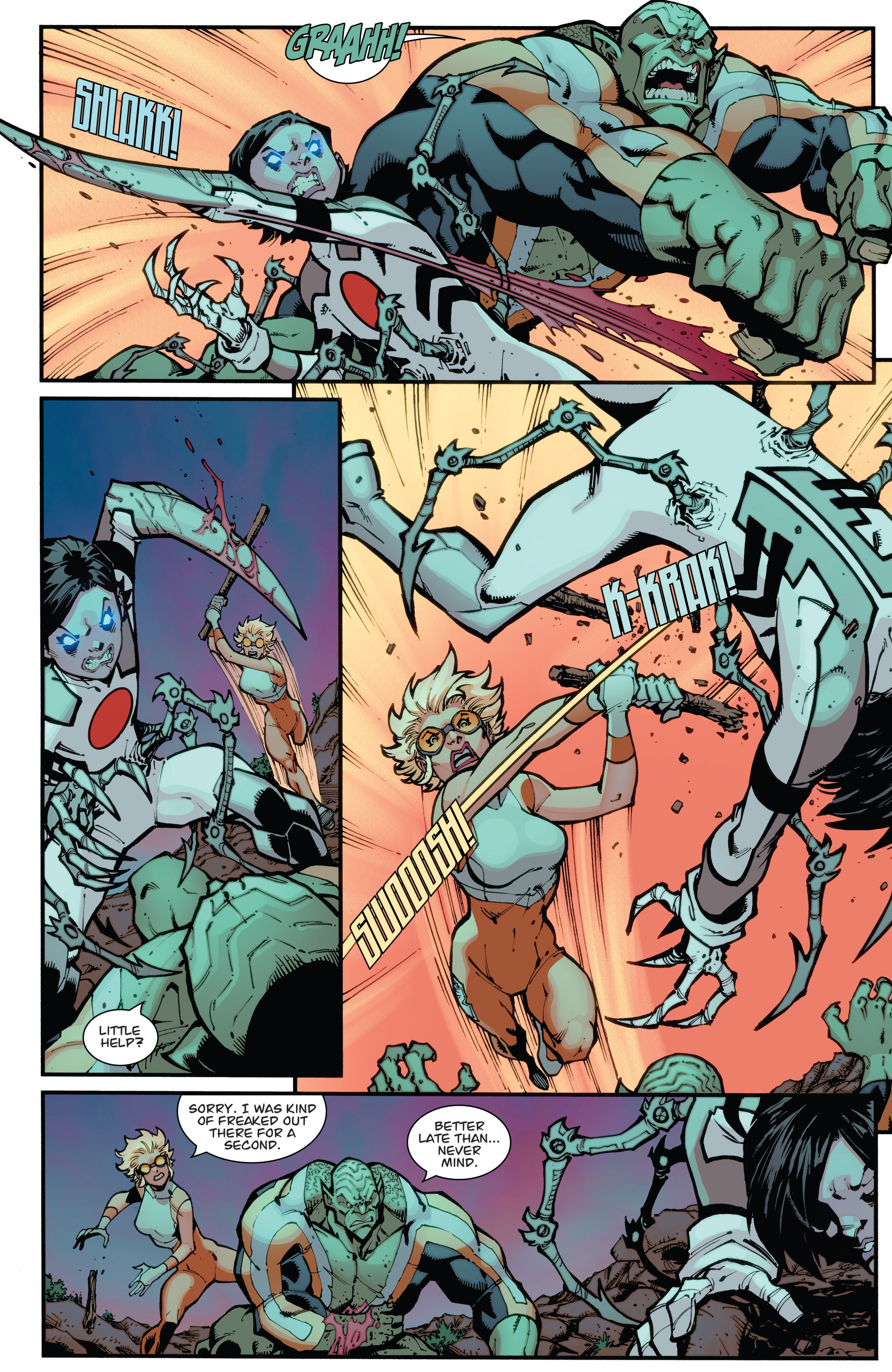Read online Guarding the Globe (2012) comic -  Issue # _TPB - 74
