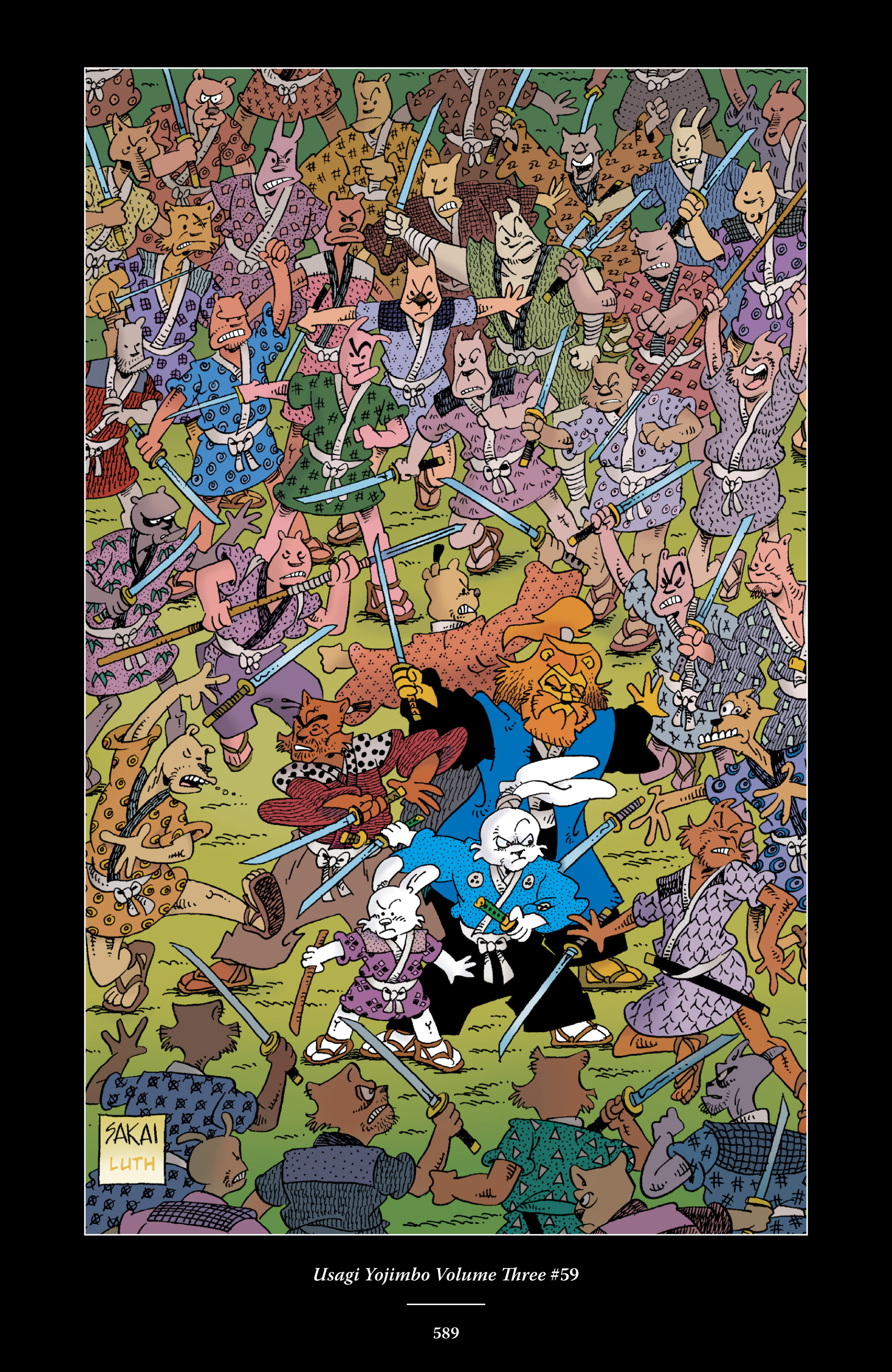 Read online The Usagi Yojimbo Saga comic -  Issue # TPB 4 - 583