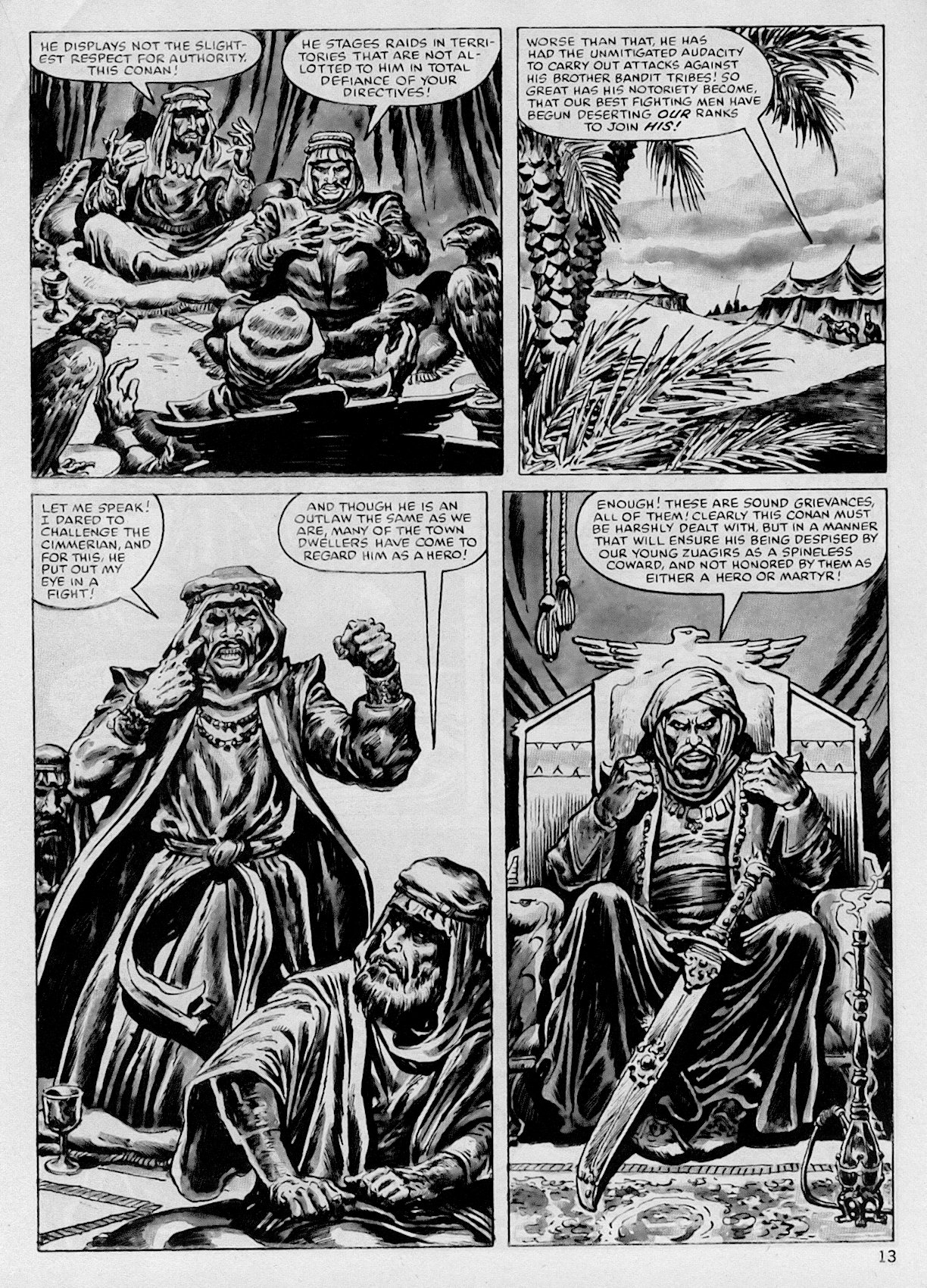 Read online The Savage Sword Of Conan comic -  Issue #102 - 13