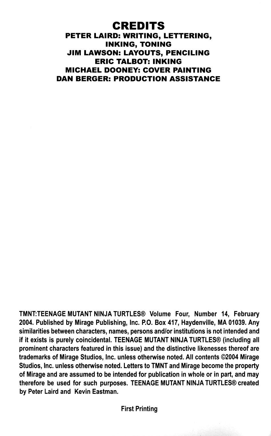 Read online TMNT: Teenage Mutant Ninja Turtles comic -  Issue #14 - 2