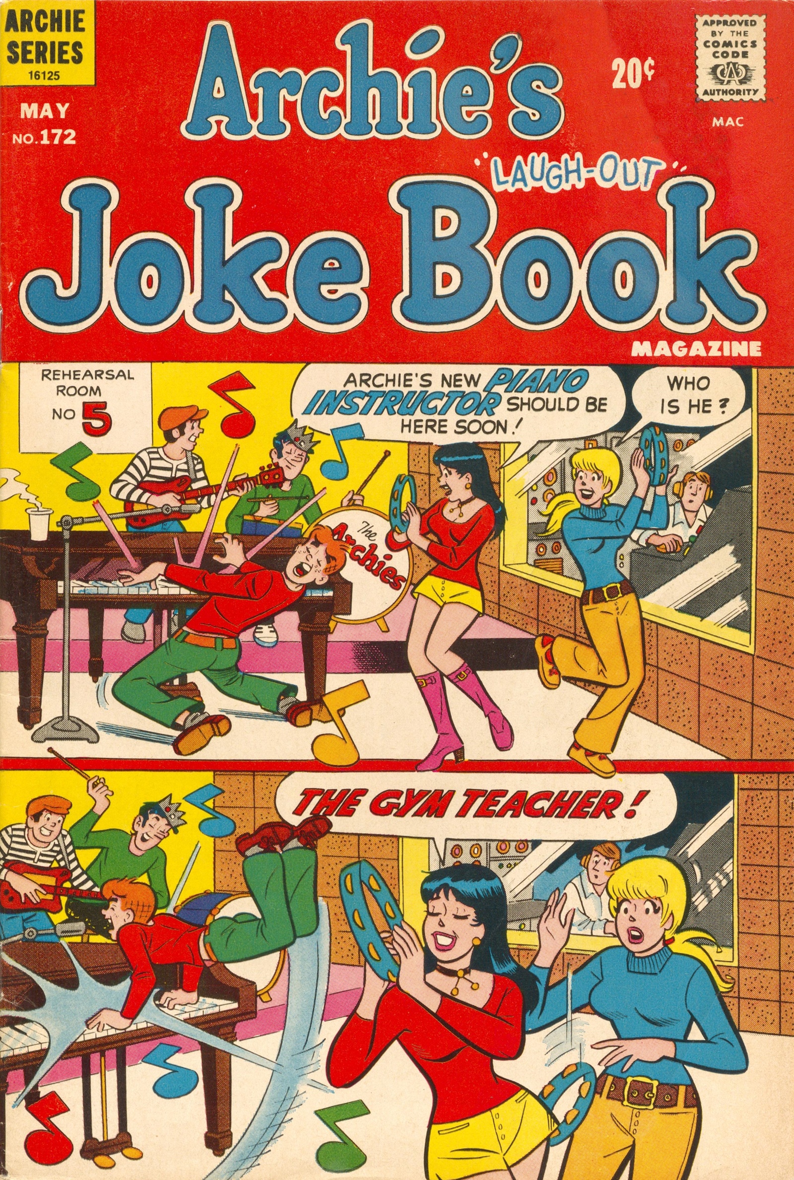 Read online Archie's Joke Book Magazine comic -  Issue #172 - 1
