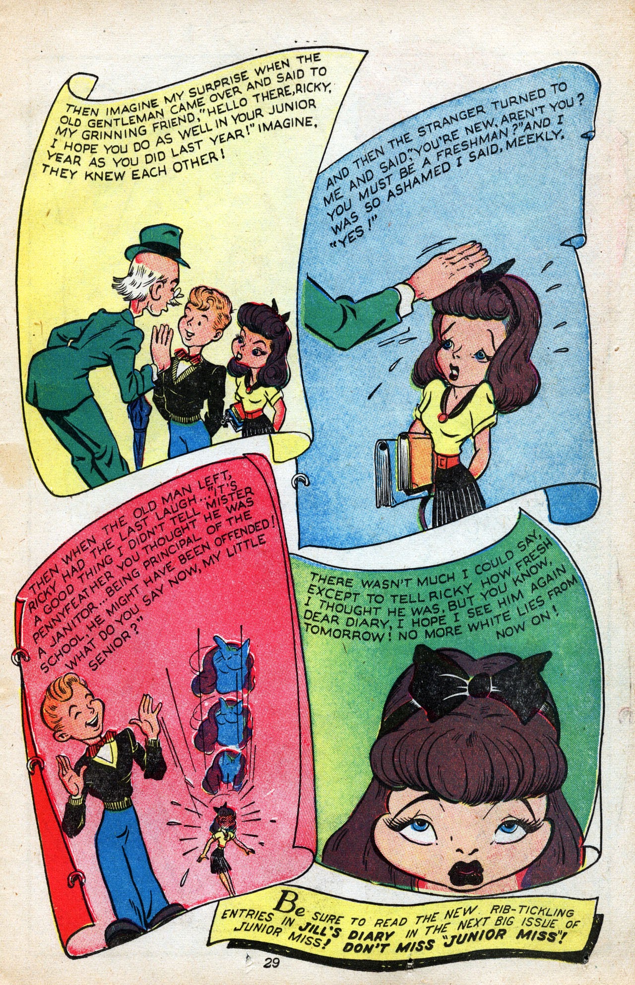 Read online Junior Miss (1947) comic -  Issue #24 - 27