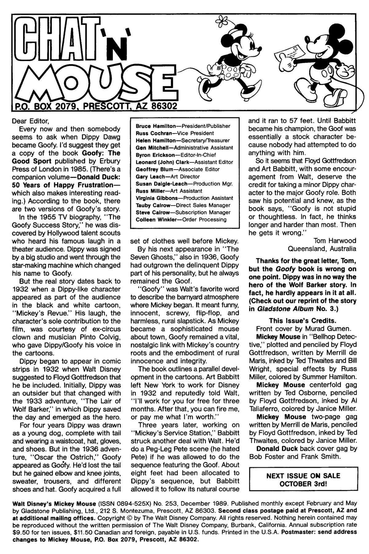 Read online Walt Disney's Mickey Mouse comic -  Issue #253 - 2
