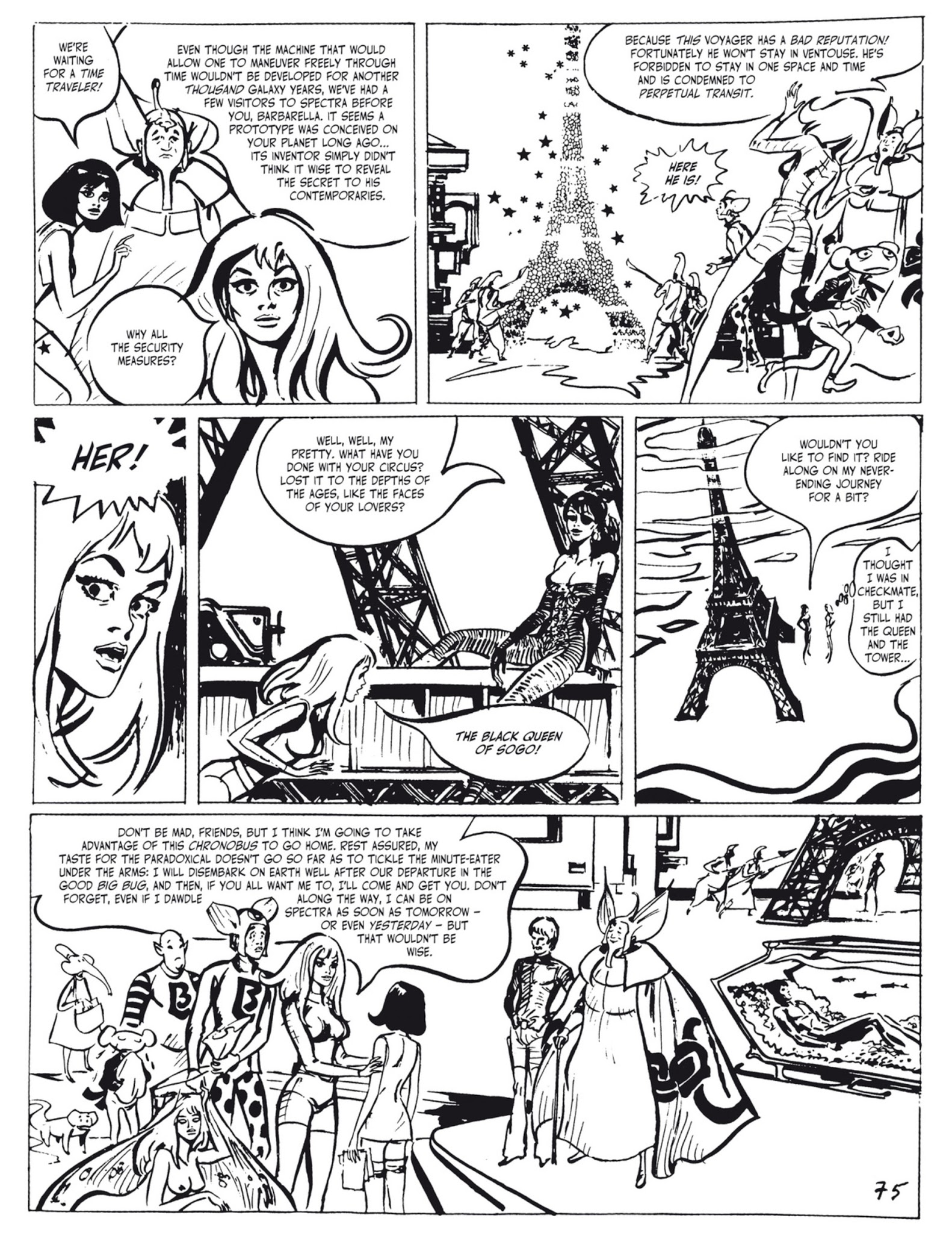 Read online Barbarella and The Wrath of the Minute-Eater comic -  Issue # TPB - 80