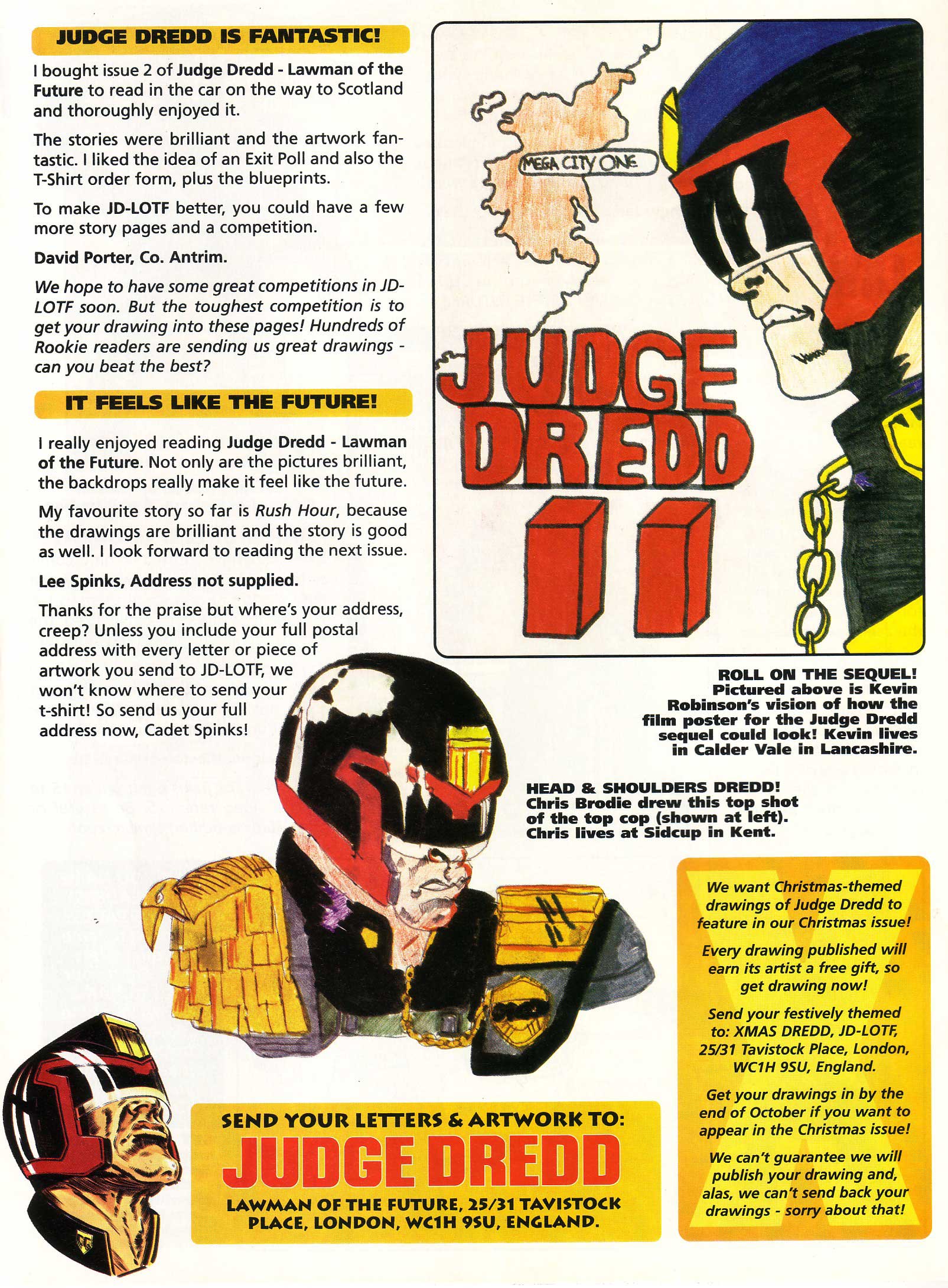 Read online Judge Dredd Lawman of the Future comic -  Issue #6 - 27