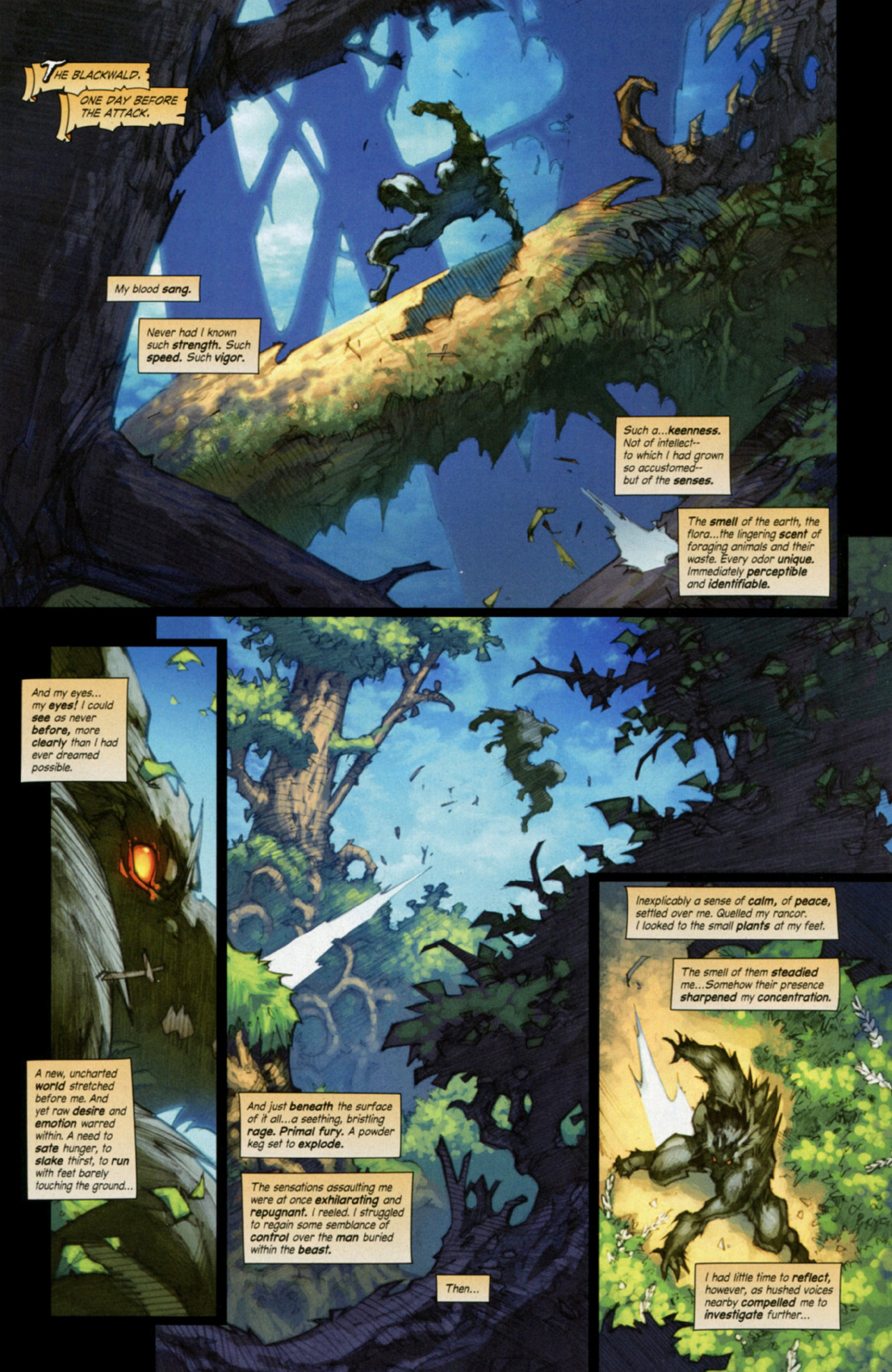 Read online World of Warcraft: Curse of the Worgen comic -  Issue #3 - 3