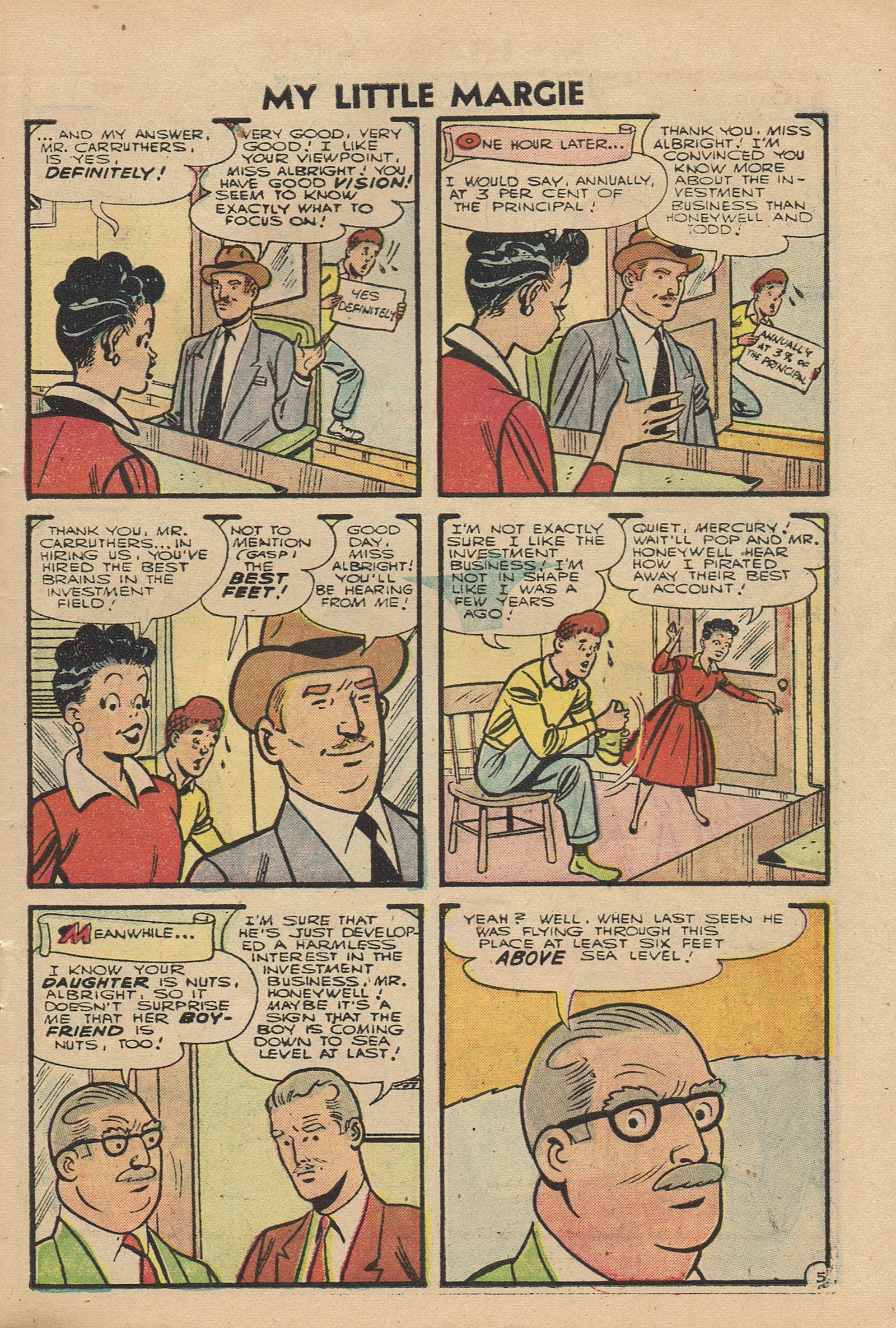 Read online My Little Margie (1954) comic -  Issue #11 - 7