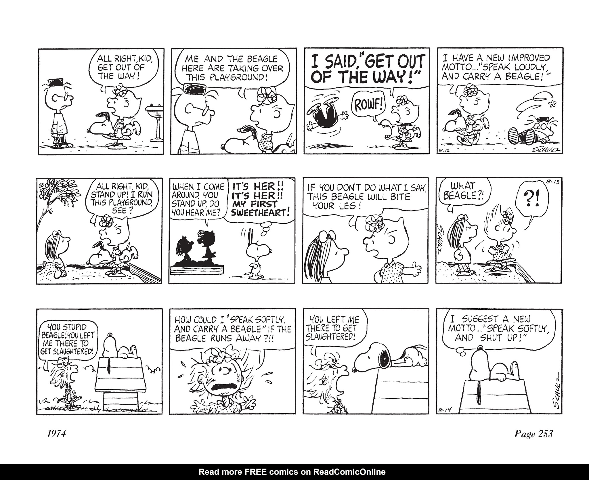 Read online The Complete Peanuts comic -  Issue # TPB 12 - 267