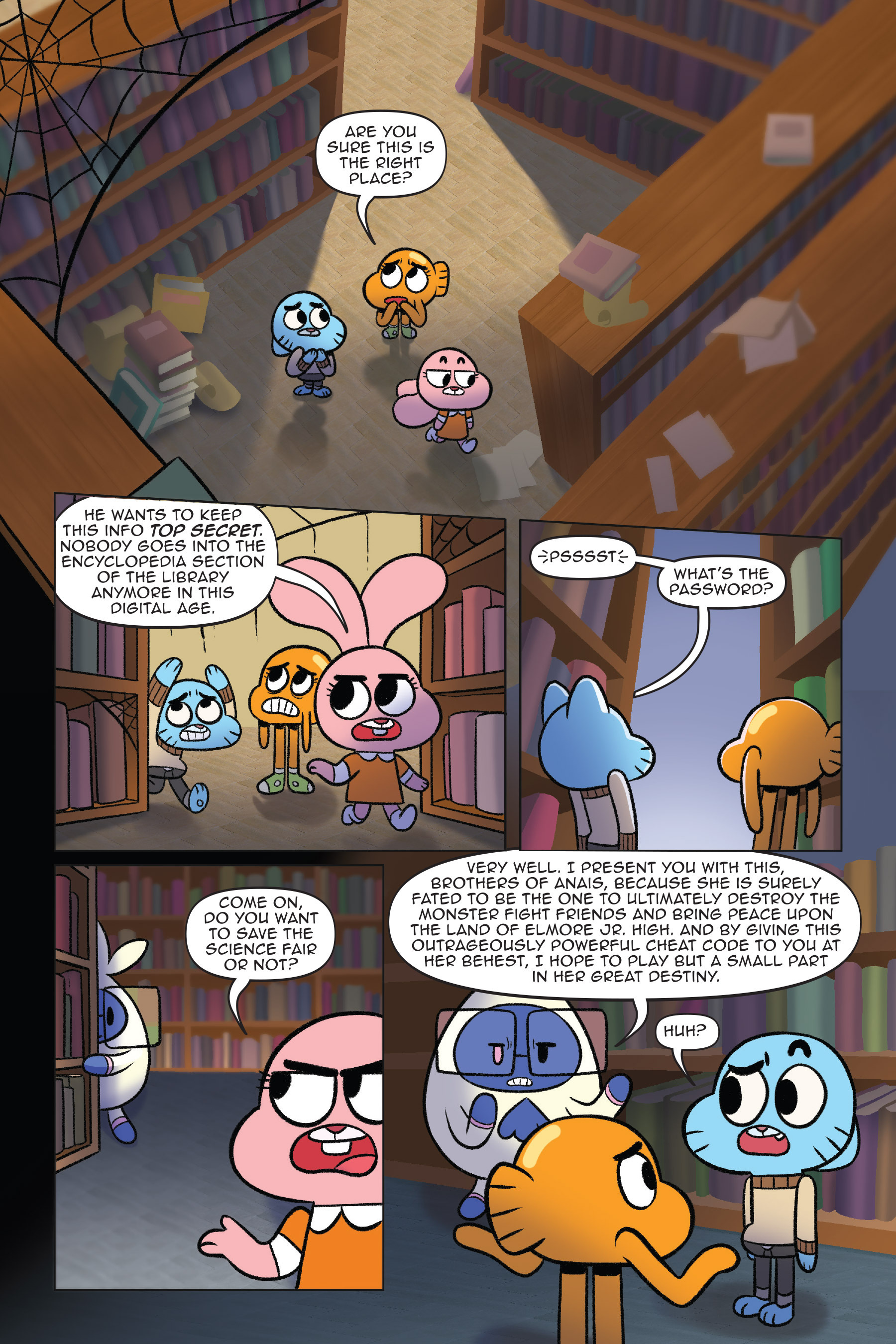 Read online The Amazing World of Gumball: Cheat Code comic -  Issue # Full - 29