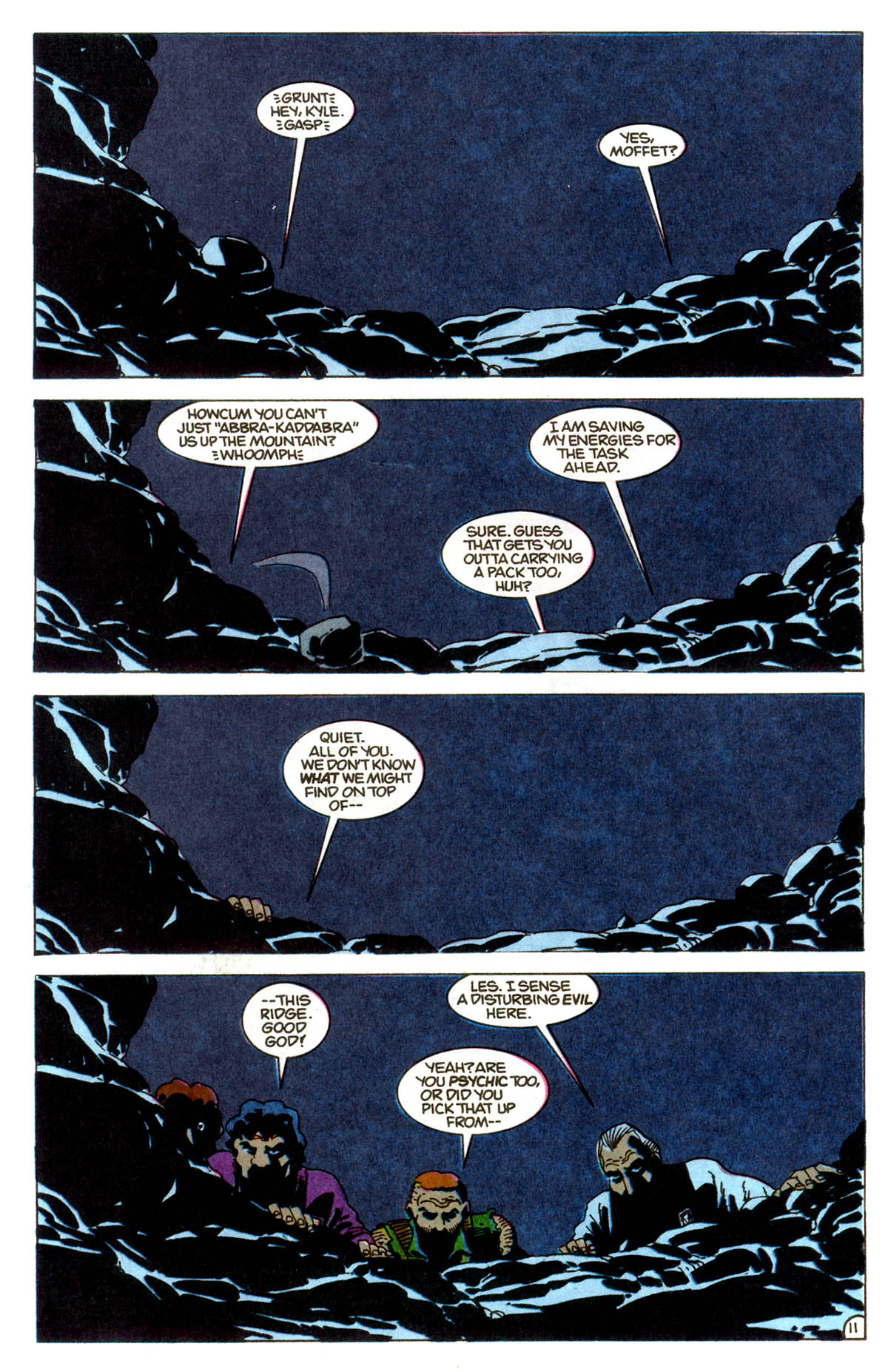 Read online Challengers of the Unknown (1991) comic -  Issue #7 - 13