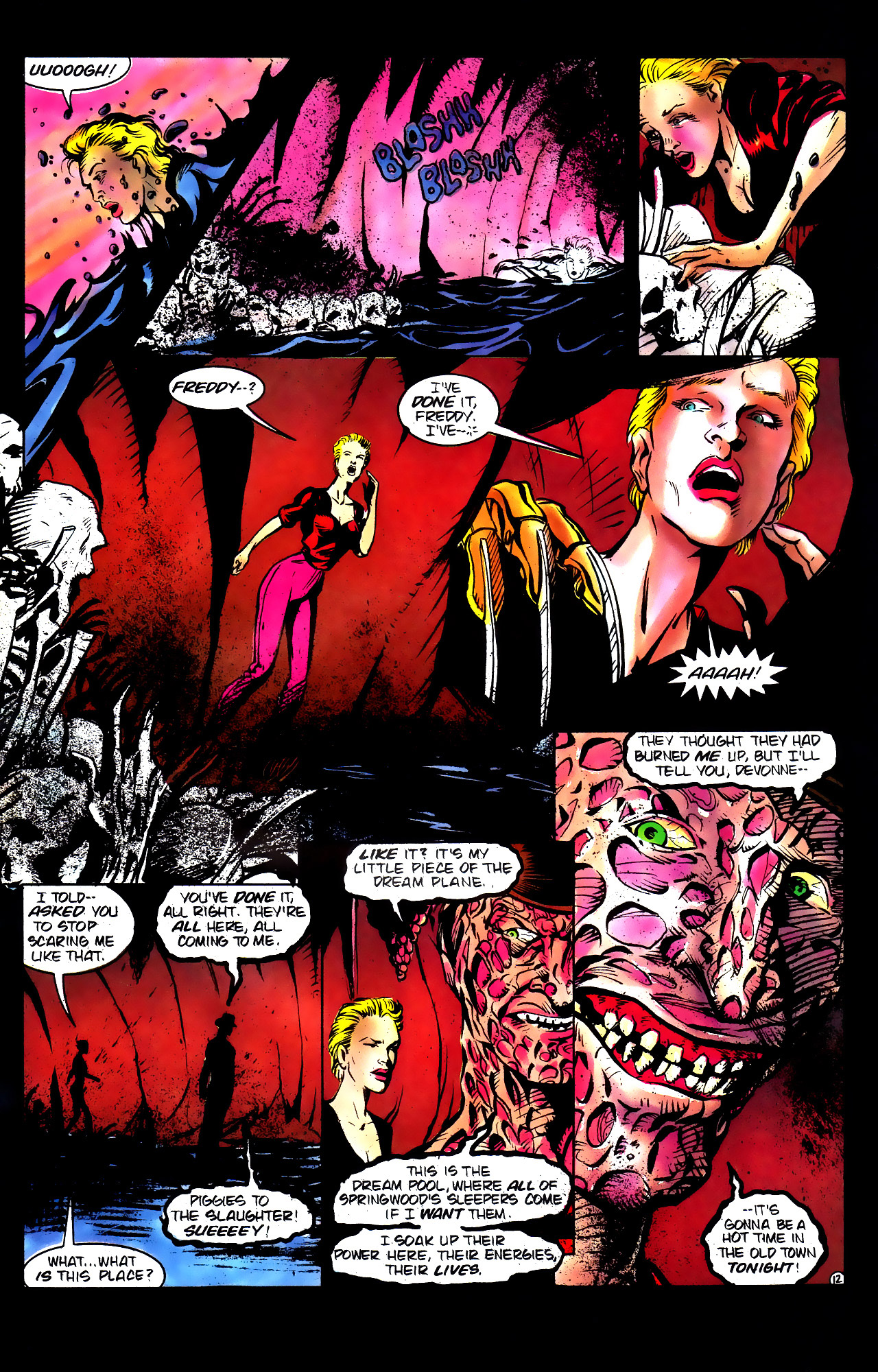 Read online Nightmares On Elm Street comic -  Issue #6 - 12