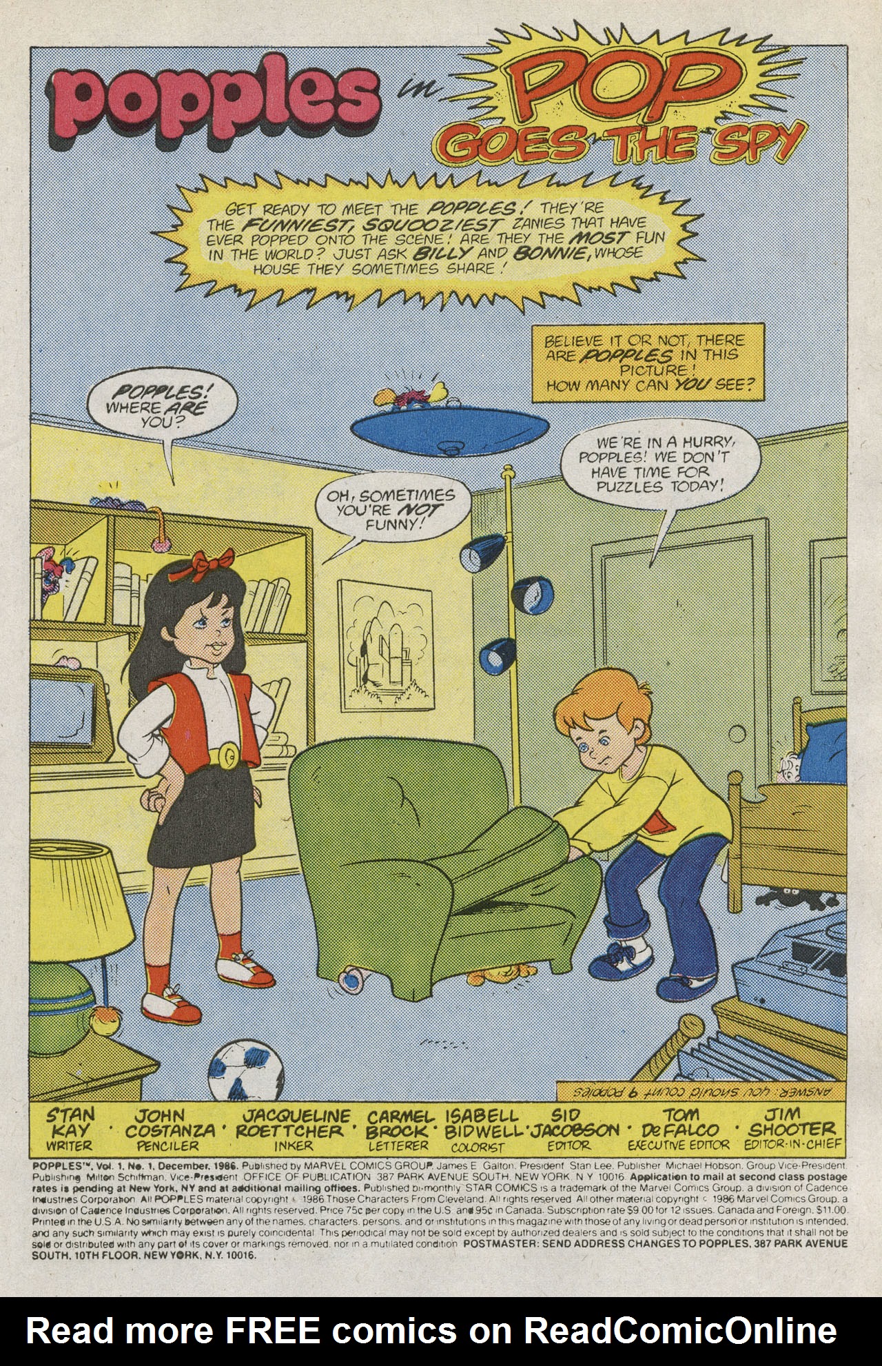 Read online Popples comic -  Issue #1 - 3