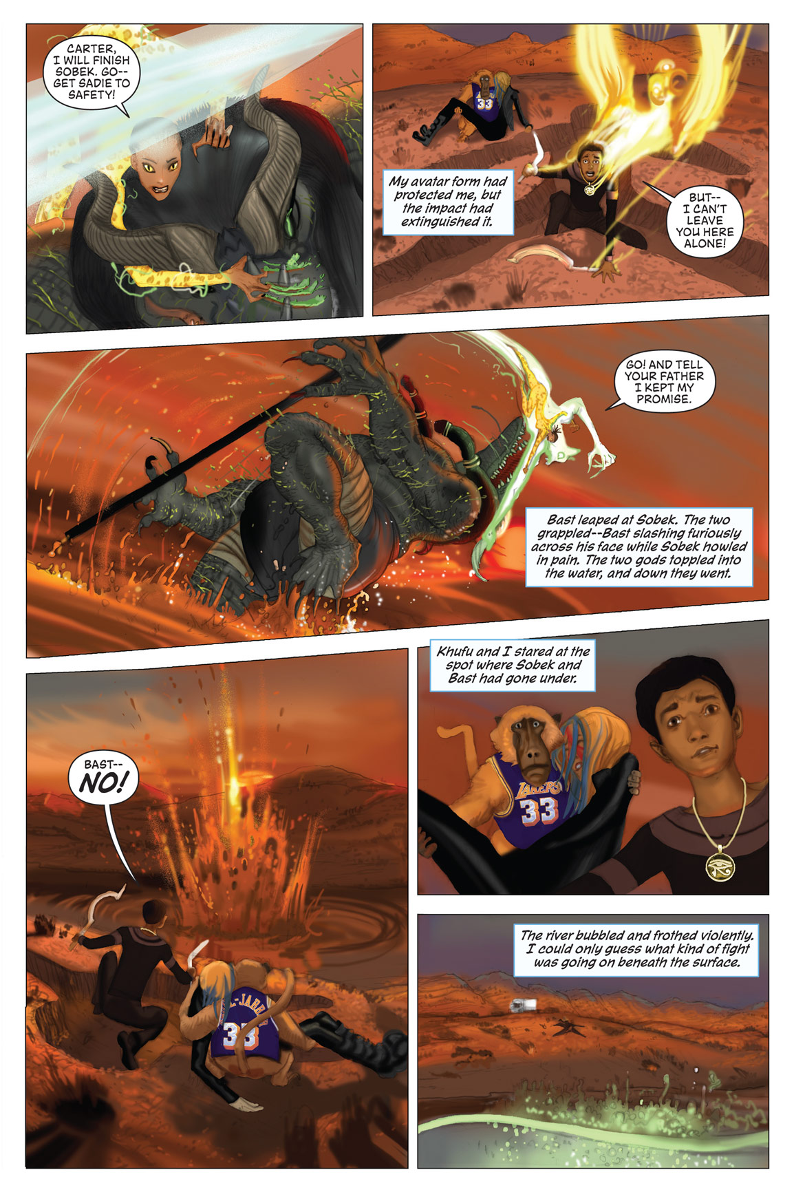 Read online The Kane Chronicles comic -  Issue # TPB 1 - 134