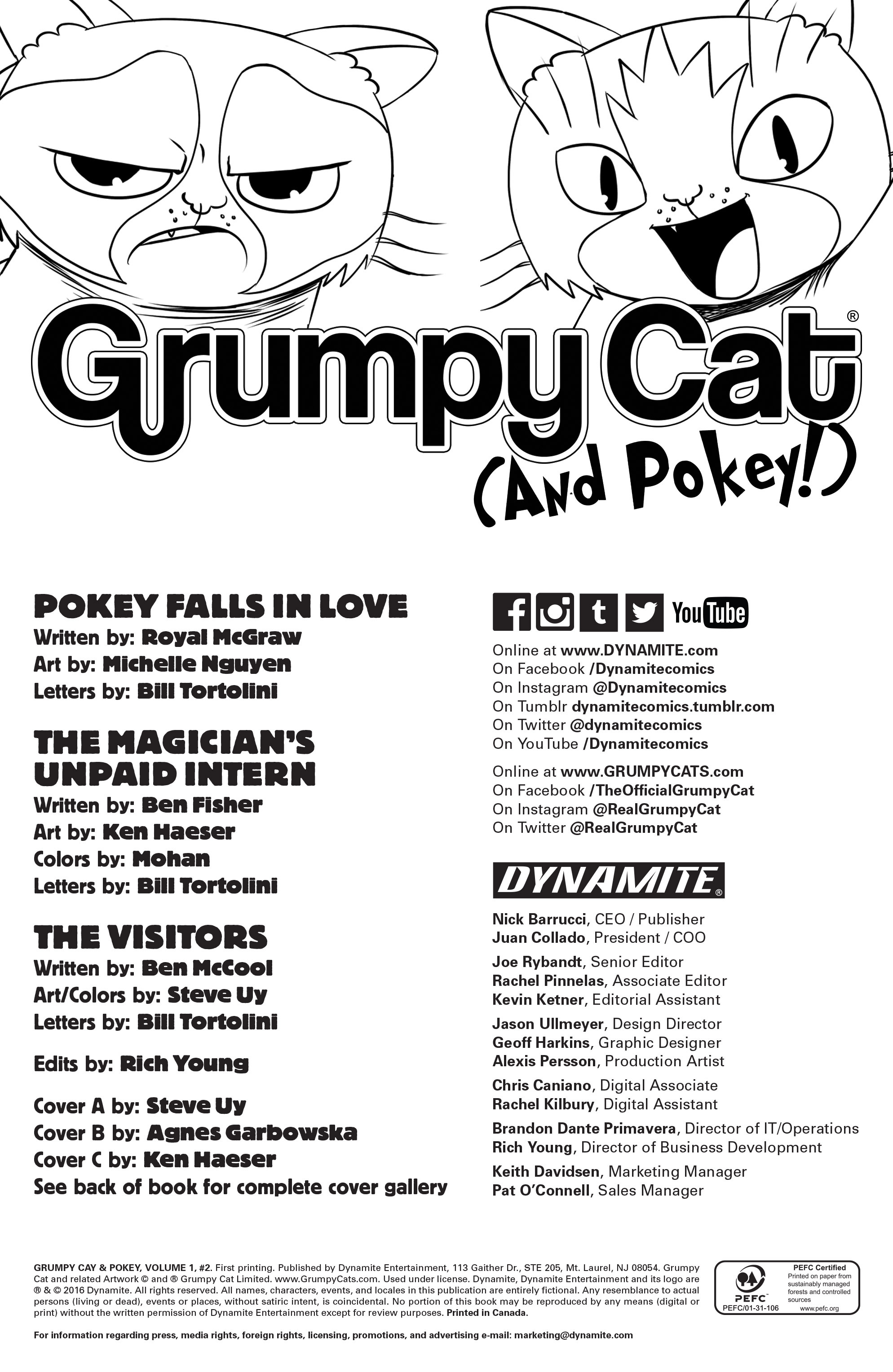 Read online Grumpy Cat & Pokey comic -  Issue #2 - 2