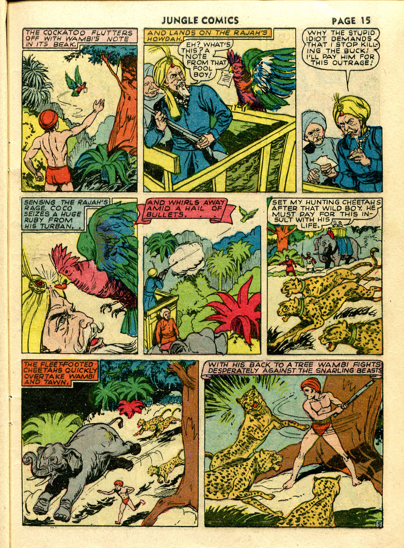 Read online Jungle Comics comic -  Issue #26 - 17
